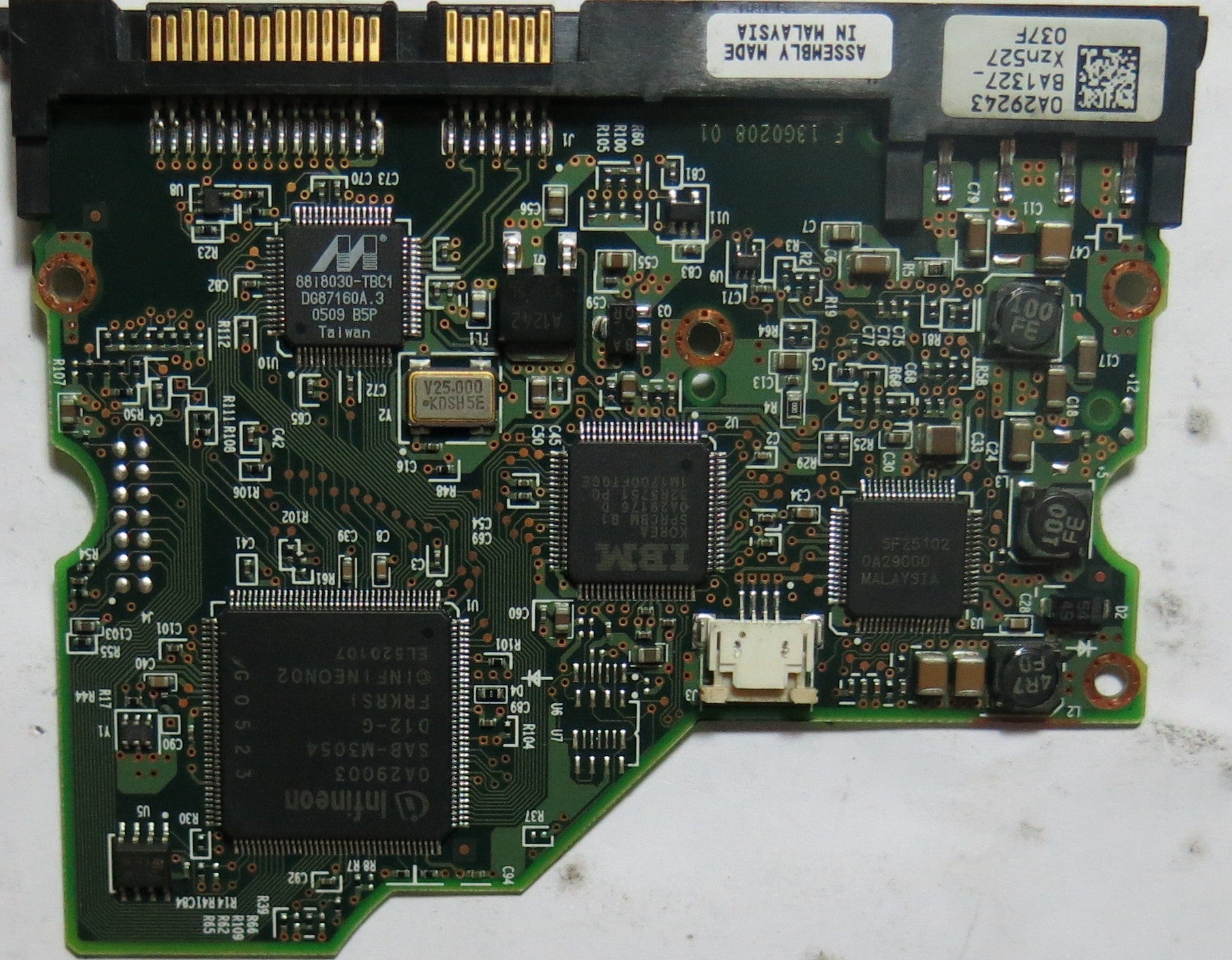 HITACHI HDS722525VLSA80,  PCB