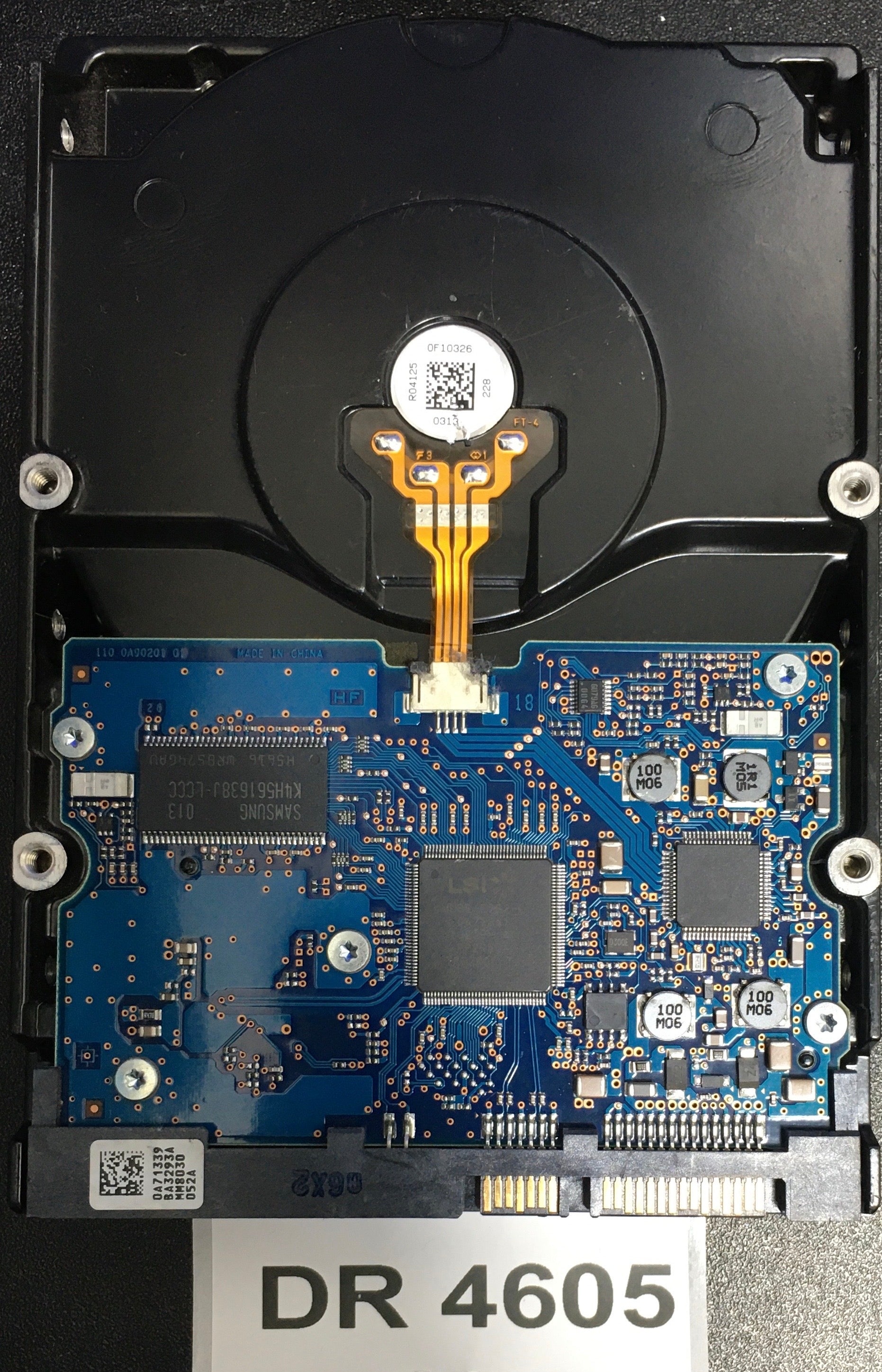 HUA722020ALA330,  P/N: 0F10312,  Serial: YBKZJM0F,  2000GB 3.5  PCB :110 0A90201 01- REV A