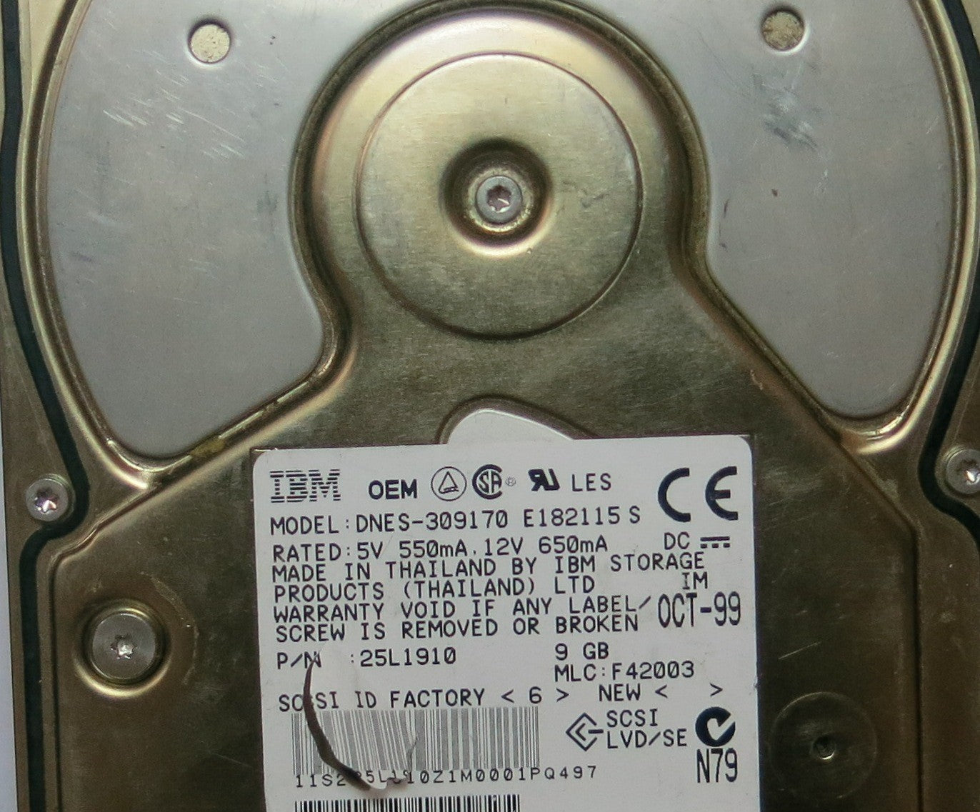 IBM 309170 E182115 S, PN , MLC  B 36H5494 01,  PCB