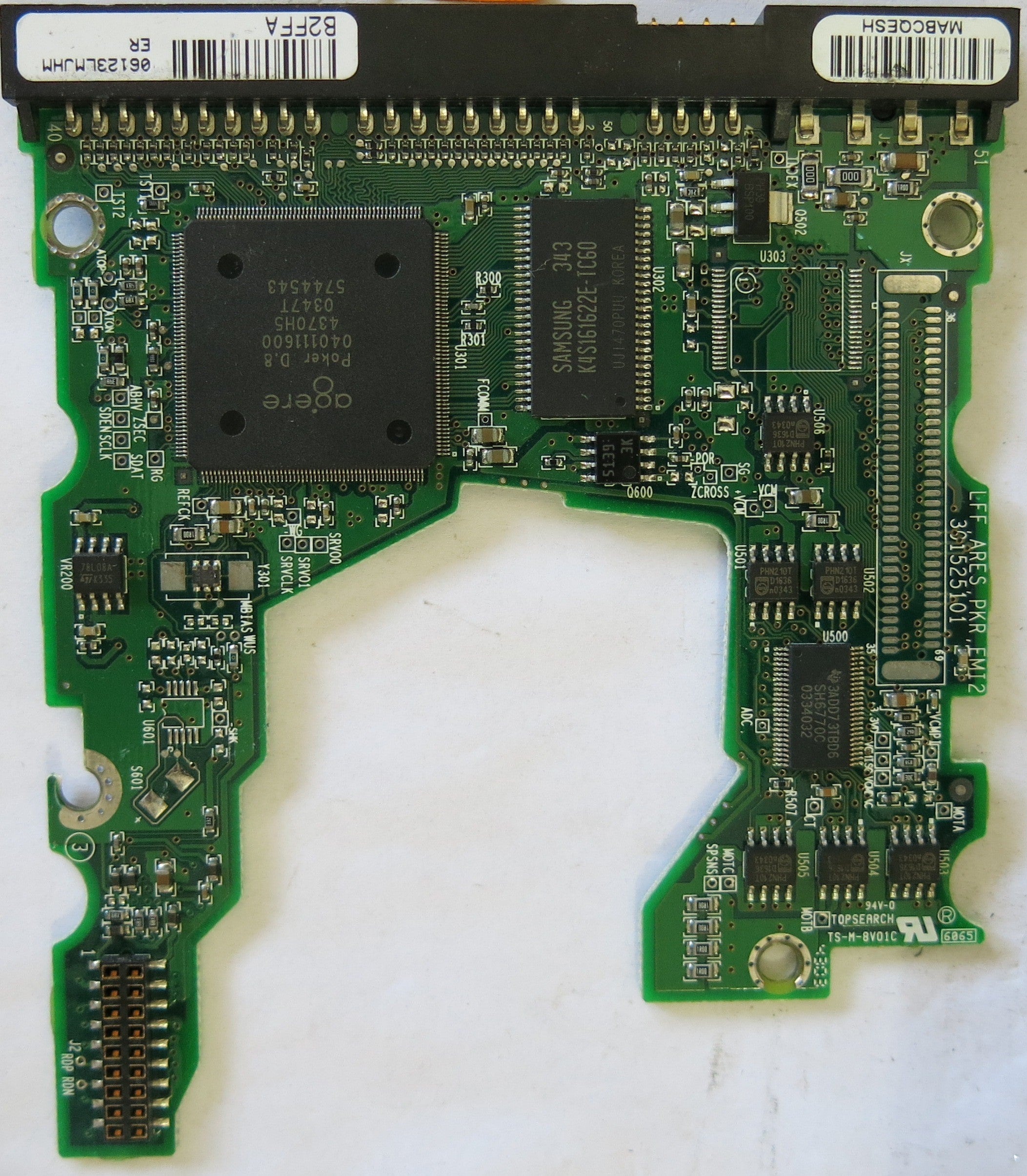 MAXTOR 2F040L07106P1 301525101 PCB CODE VAM51JJ0 K,F,B,A