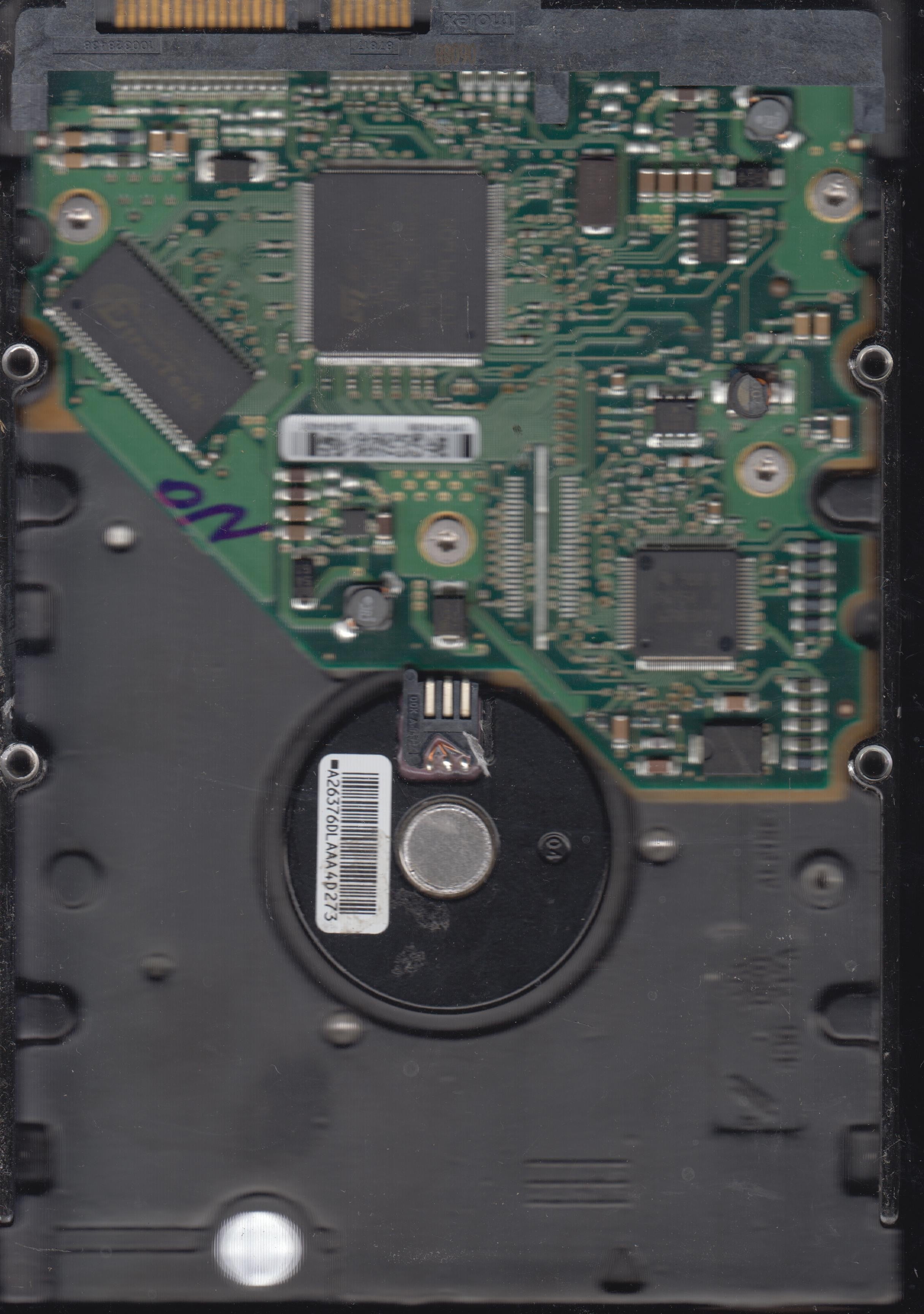 Model:ST3160023AS  P/N: 100361729  FW:3.42 3.5"  MAIN CHIP:  Serial: 5MT4GV5M  GB 160GB 3.5  PCB: 100336321 REV B