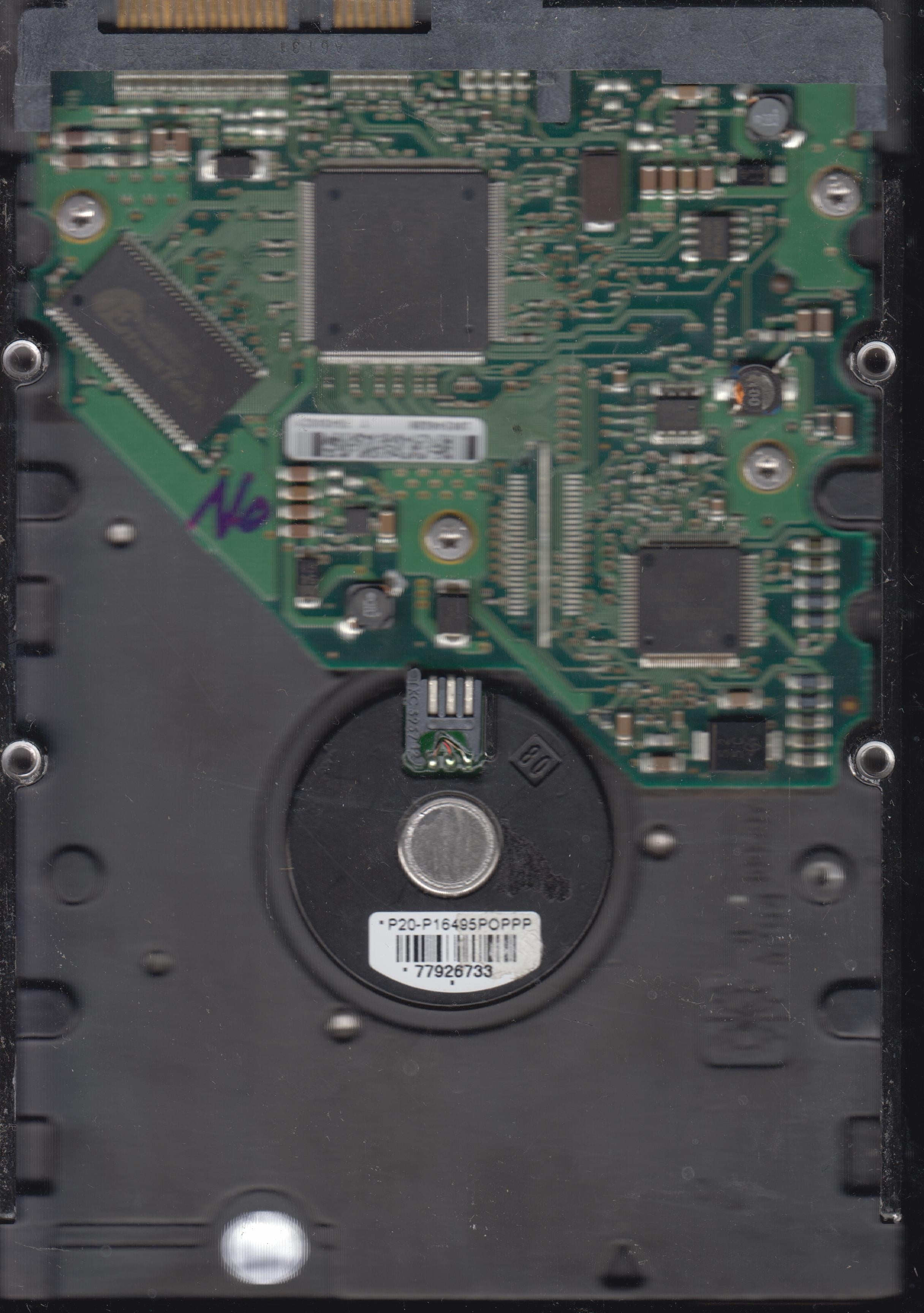 Model: ST3160023AS,  P/N: &nbsp;100361729&nbsp;  FW: 3.42 3.5"  MAIN CHIP:  Serial: 4MT2Y9KM  GB 160GB 3.5  PCB: 100336321 REV B