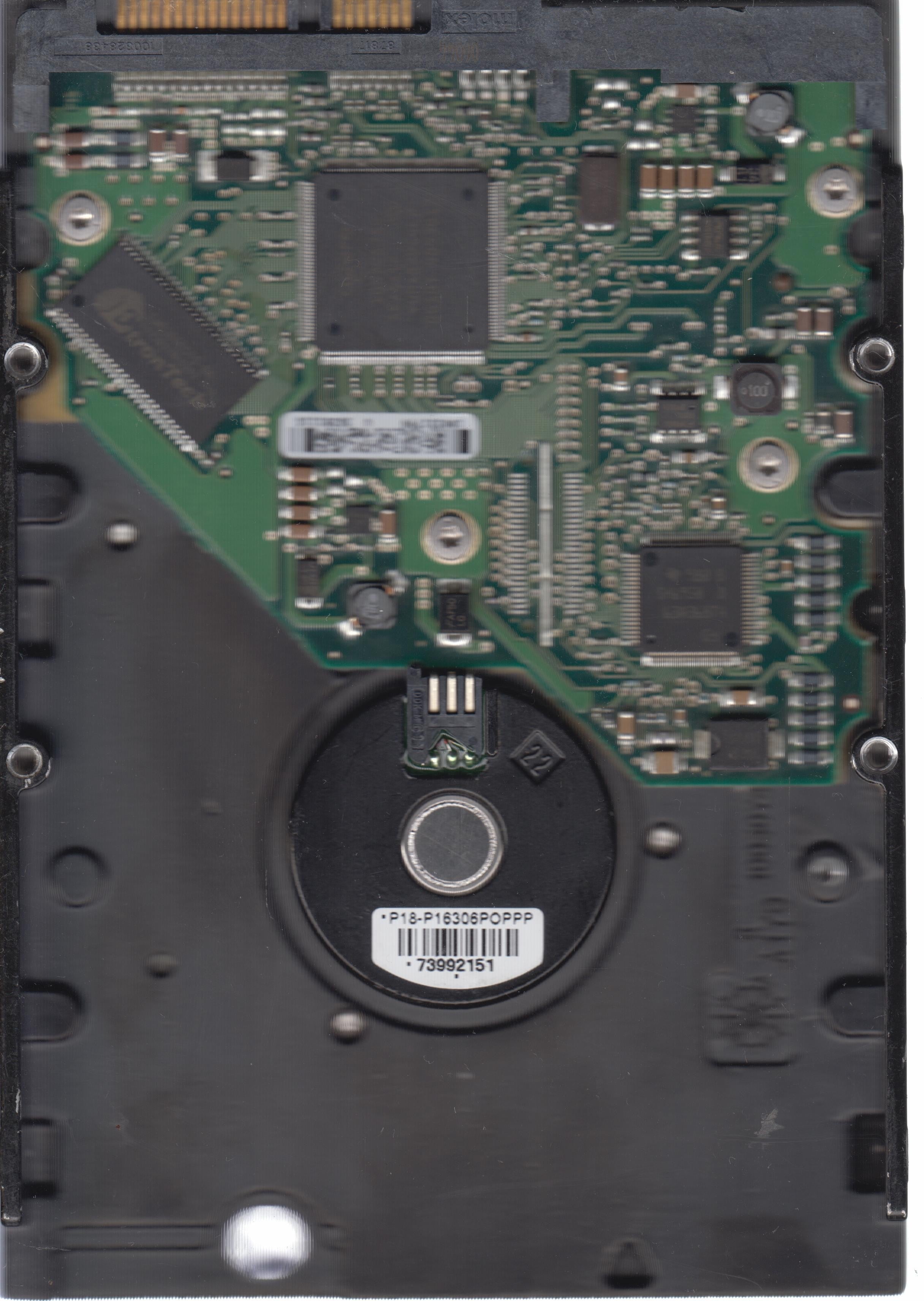 Model: ST3160023AS, Serial: 5MT4953B,  160GB 3.5,  PCB: 100336321 RE V