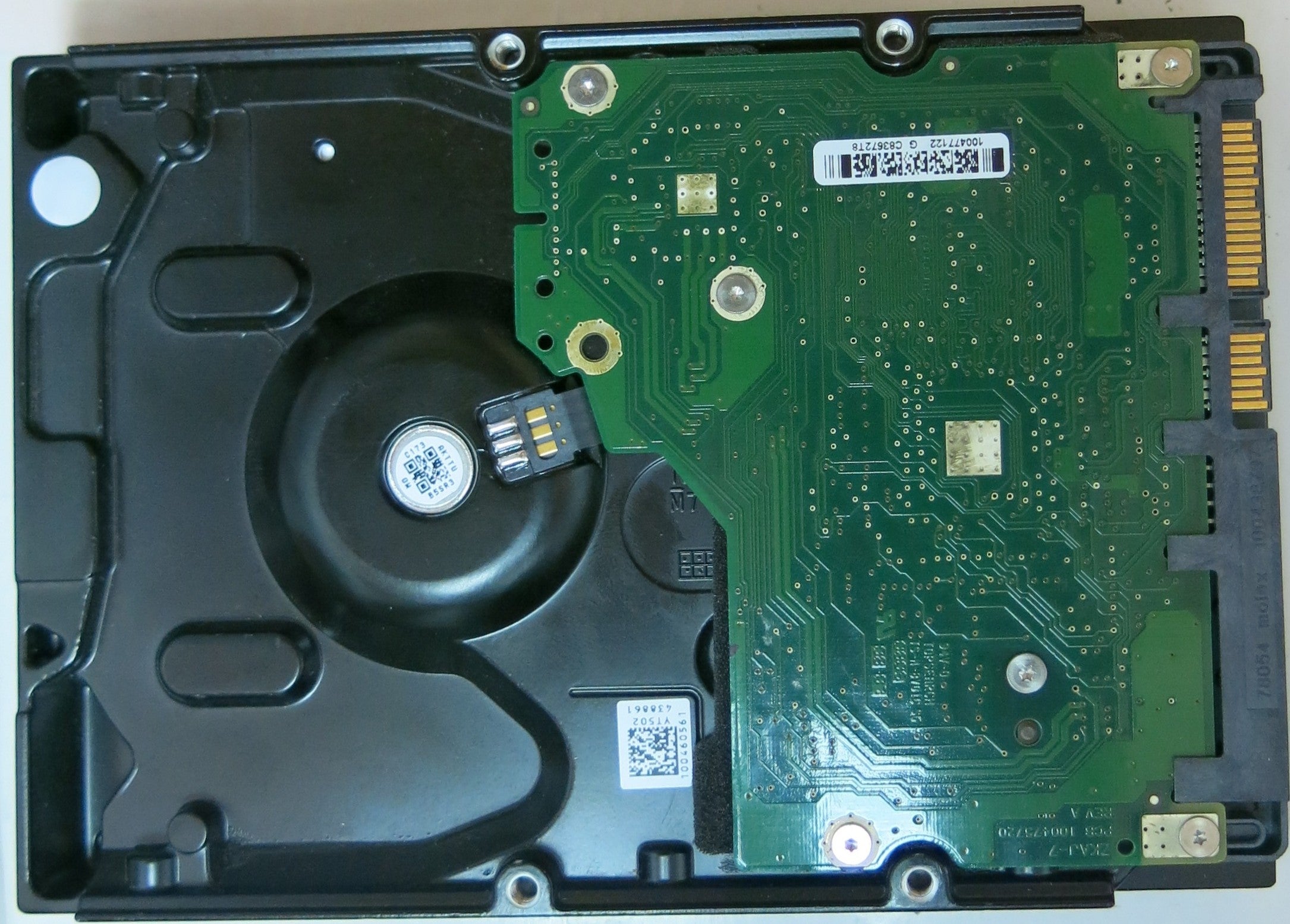 ST3500320NS PCB: 100475720 REV A SERIAL NUMBER: 9QM2W73N PN 9CA154-783 FW HPG1 500 GB