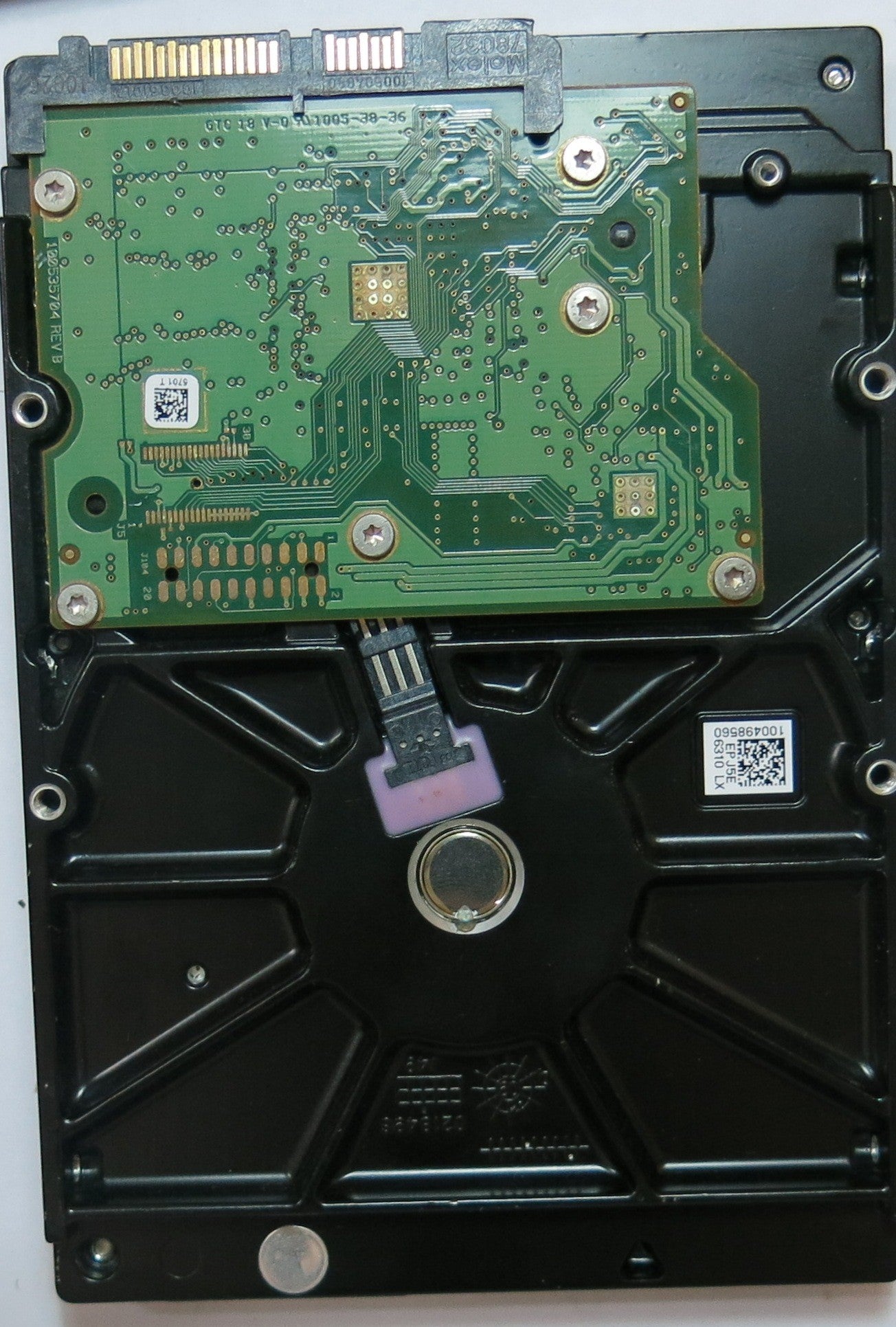 T3500410SV,  Serial:9VMB833B,  500GB 3.5,  PCB:100535704- REV A