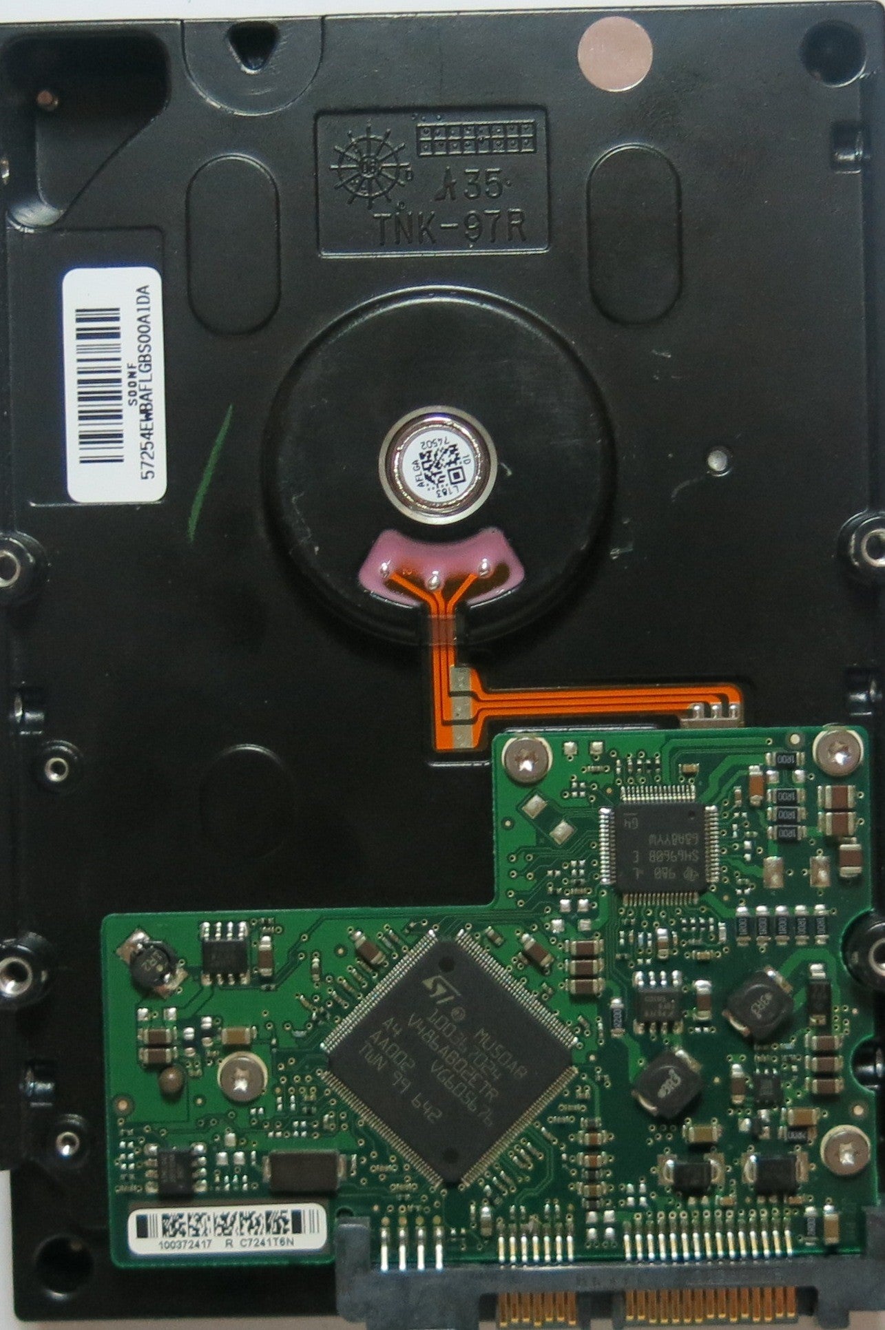 ST3802110SCE PCB: 100355589 REV A SERIAL: 9LR2NJXS PN 9BE111'160 FW 3.ACF 80,GB