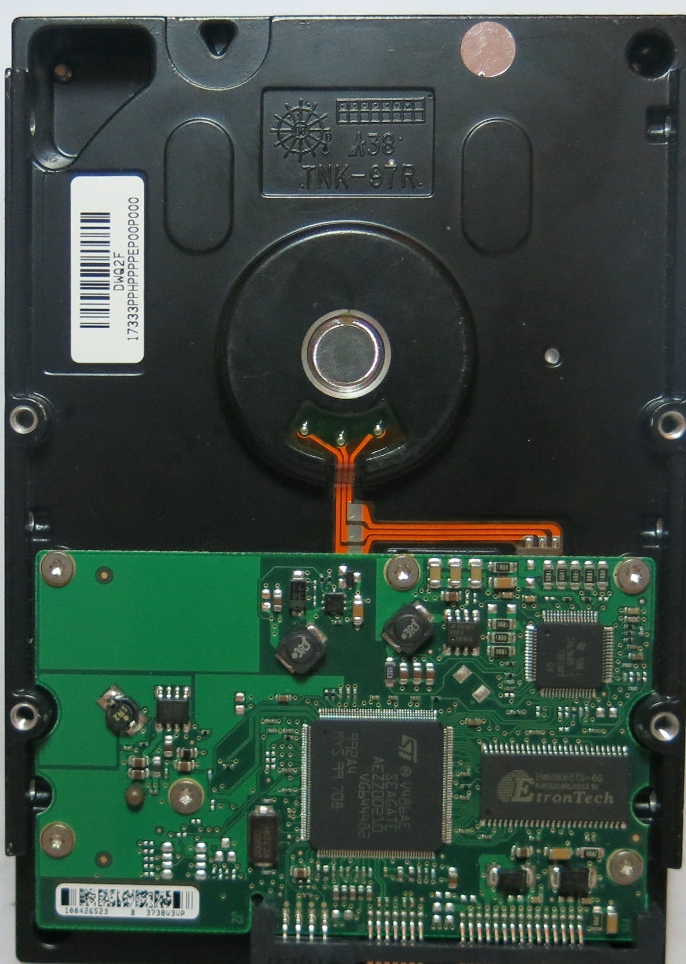 ST3808110AS PCB: 100387575 REV D SERIAL: 5LRCN44A DCM: 3.ADJ PN 9BD131'034 FW 3.ADJ 80,GB
