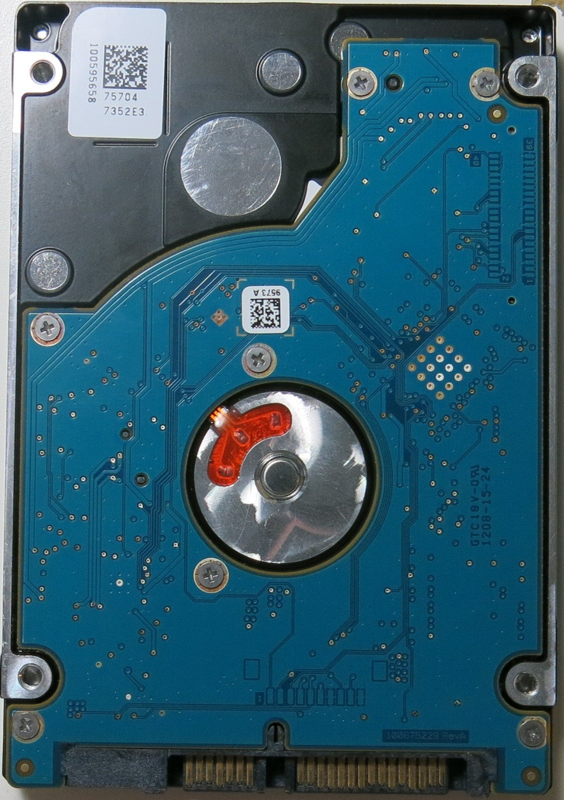 ST9750420AS, PCB: 100675229 REV A, SERIAL: 5WS4HMS7, FW 0001SYM1, 750.GB,