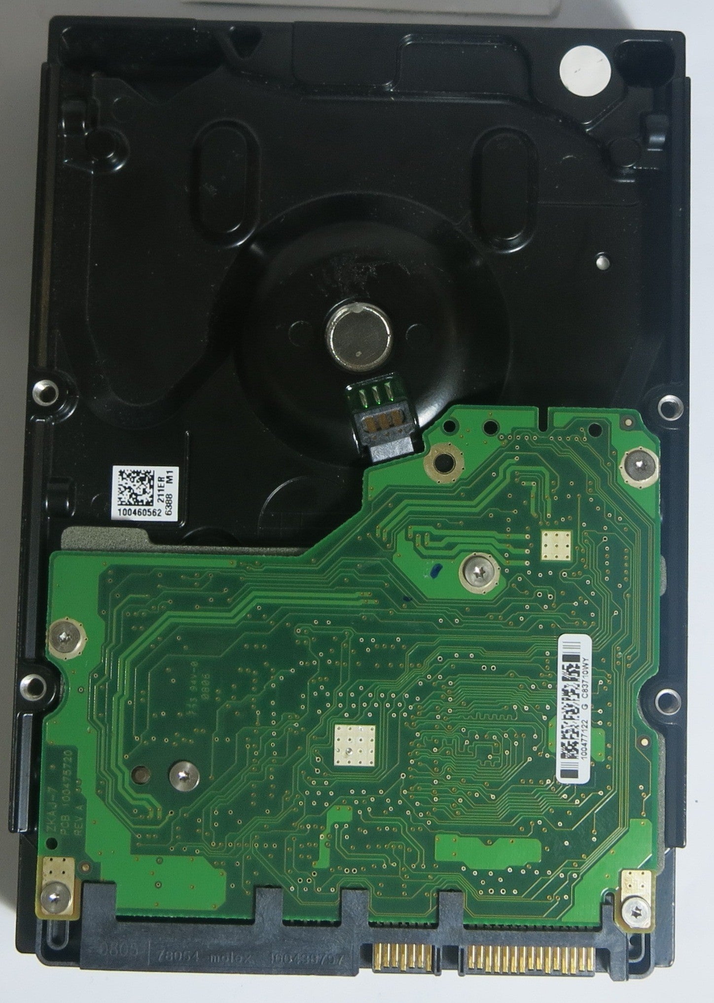 ST3500320NS PCB: 100475720 REV A SERIAL NUMBER: 9QM2ZKN7 FW HPG1 PN 9CA154-783