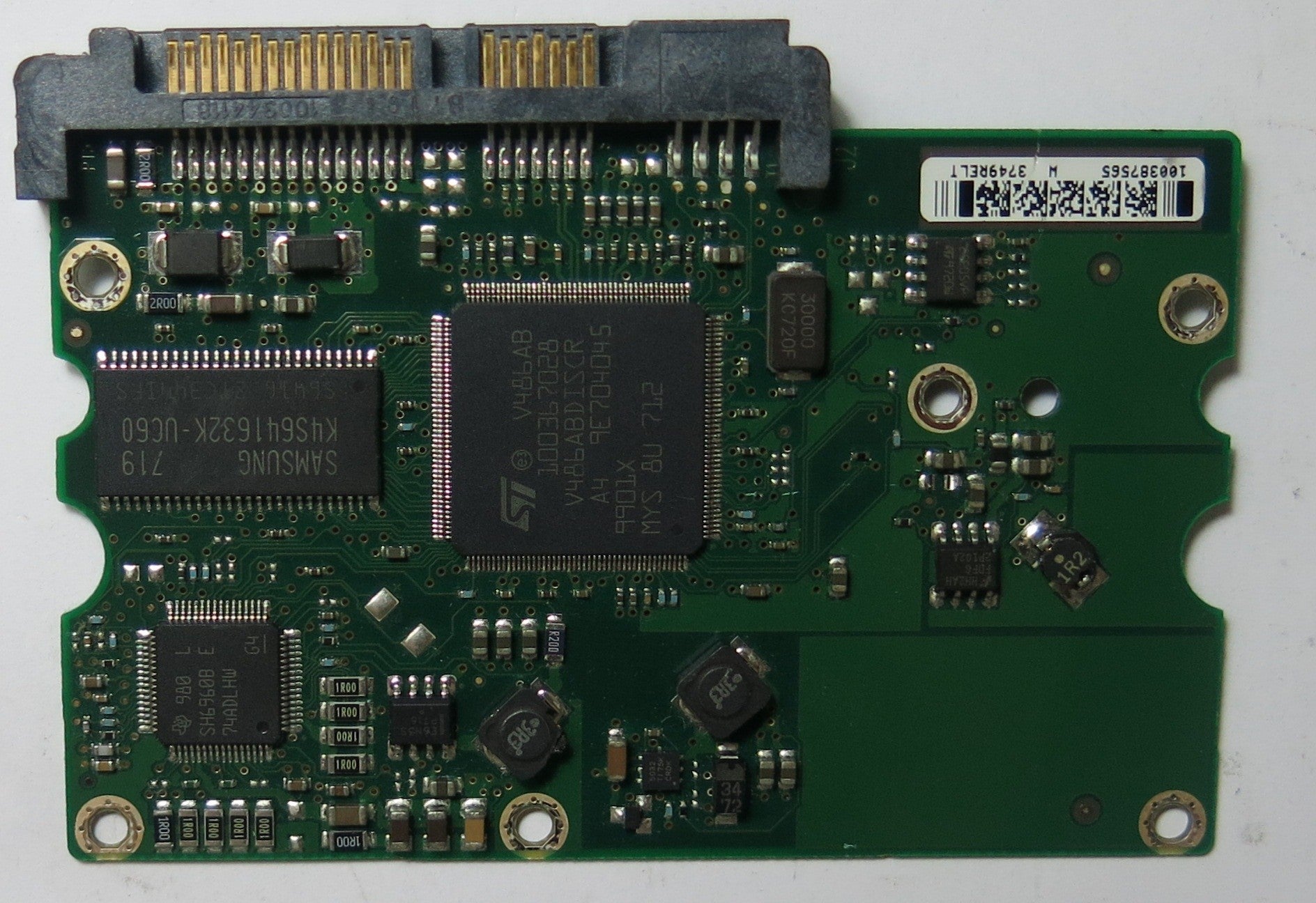 ST3808110AS  100387575 REV D  PCB