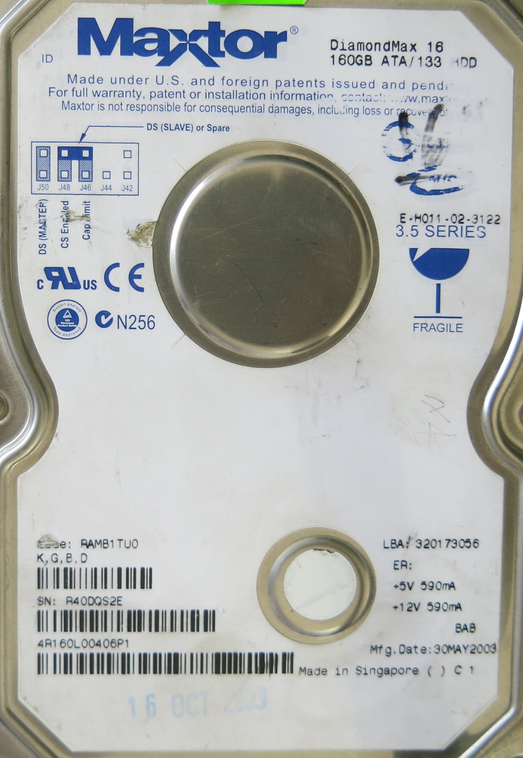 TOSHIBA MK6022GAX PCB G5B000336000-B