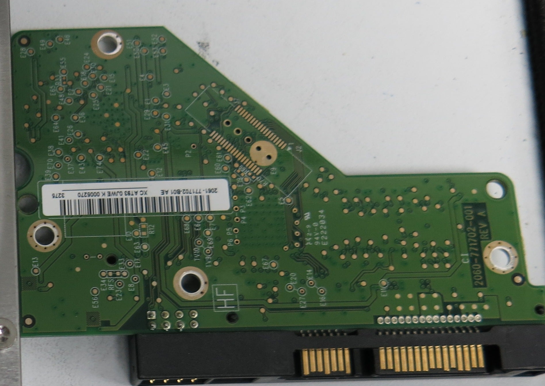 WD1003FBYX-12Y7B0, DCM HARNHTJAHB, 1.0TB 3.5, PCB 2060-771702-001 REV A