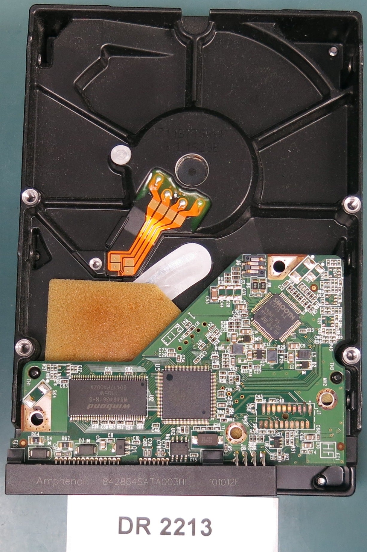 WD1600AAJS-60Z0A0,  SEIAL:WMAV3K195505,  160GB 3.5,  PCB 2060-771590-001 REV A