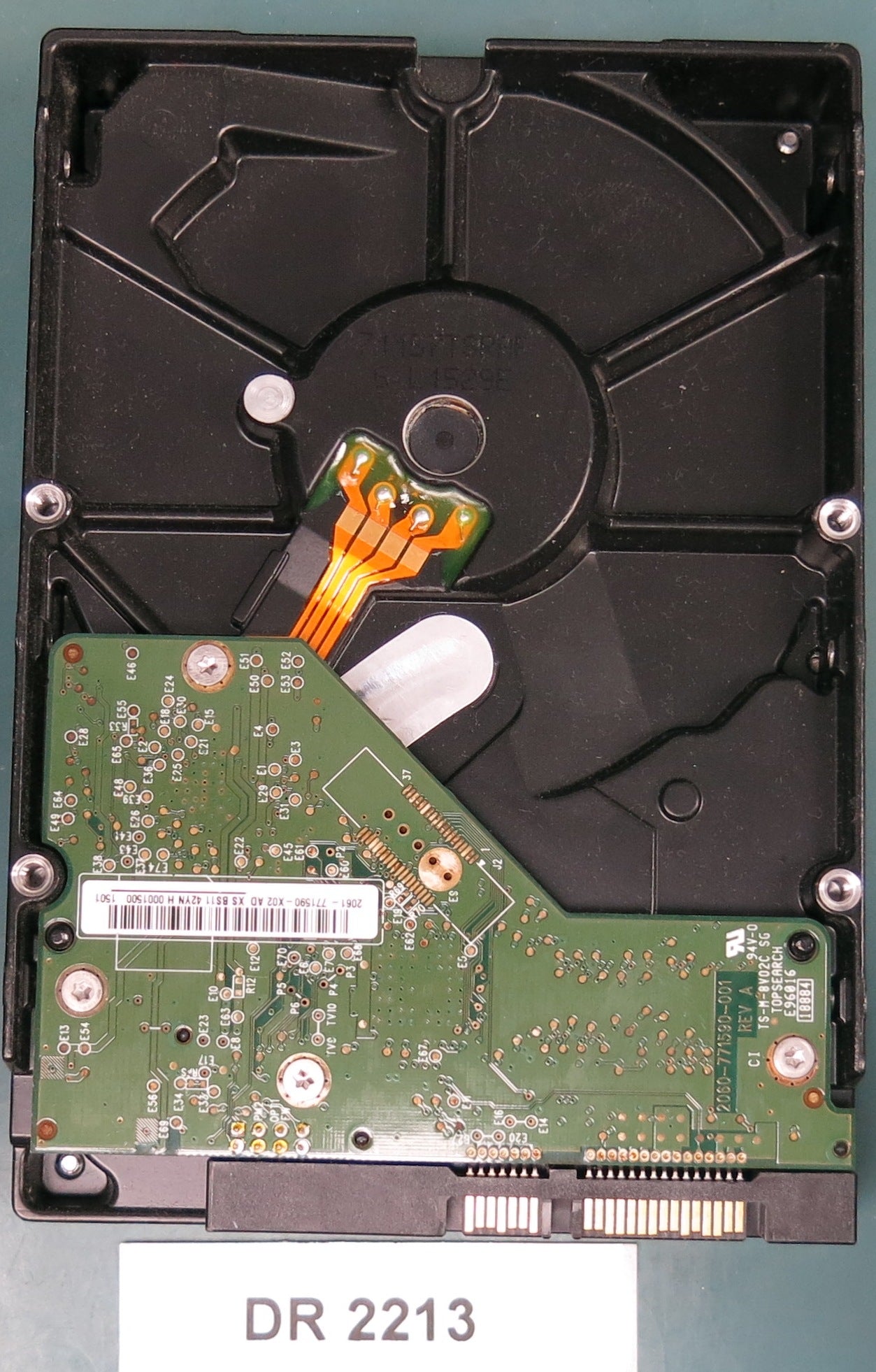 WD1600AAJS-60Z0A0,  SEIAL:WMAV3K195505,  160GB 3.5,  PCB 2060-771590-001 REV A