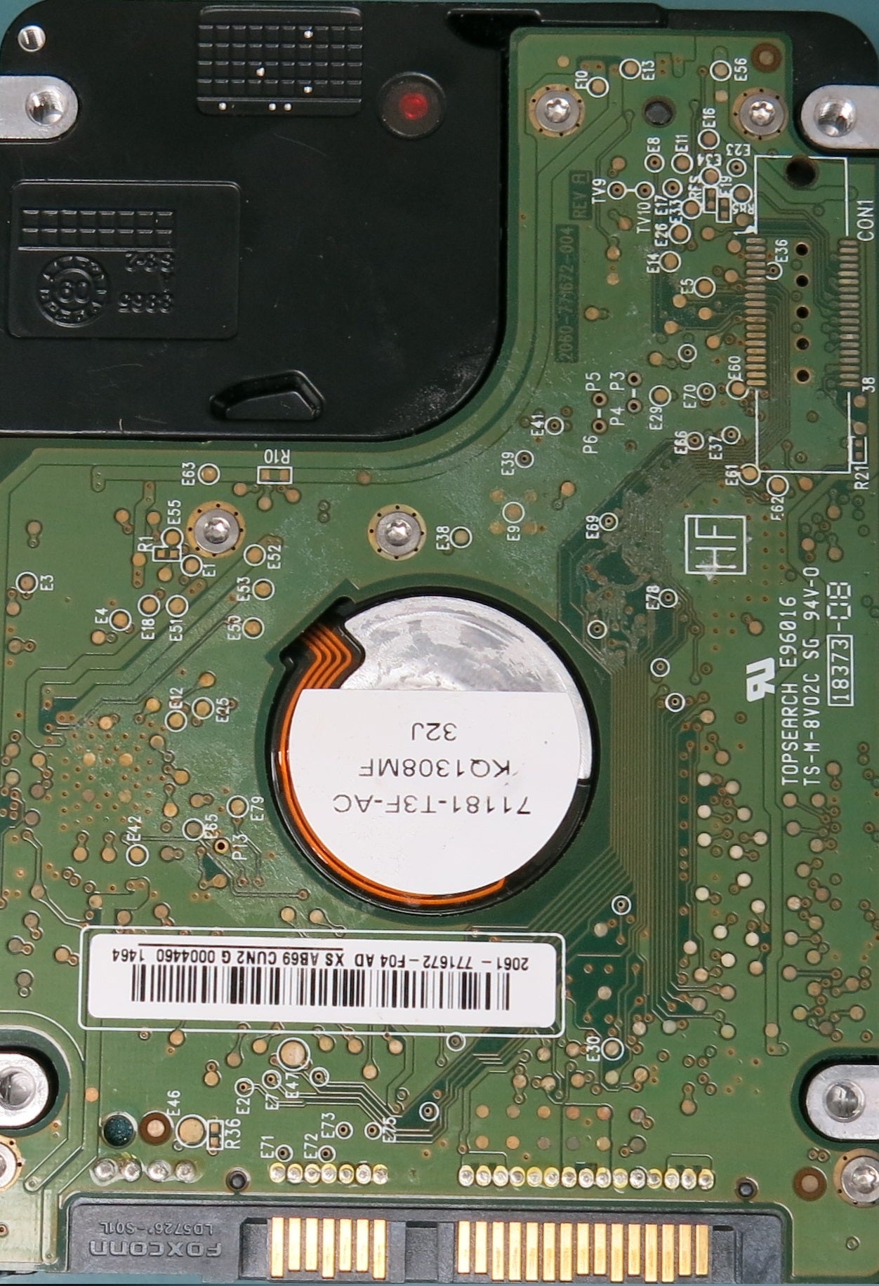 WD2500BEVT-60A23T0 DCM HECTJHB 250GB 2.5