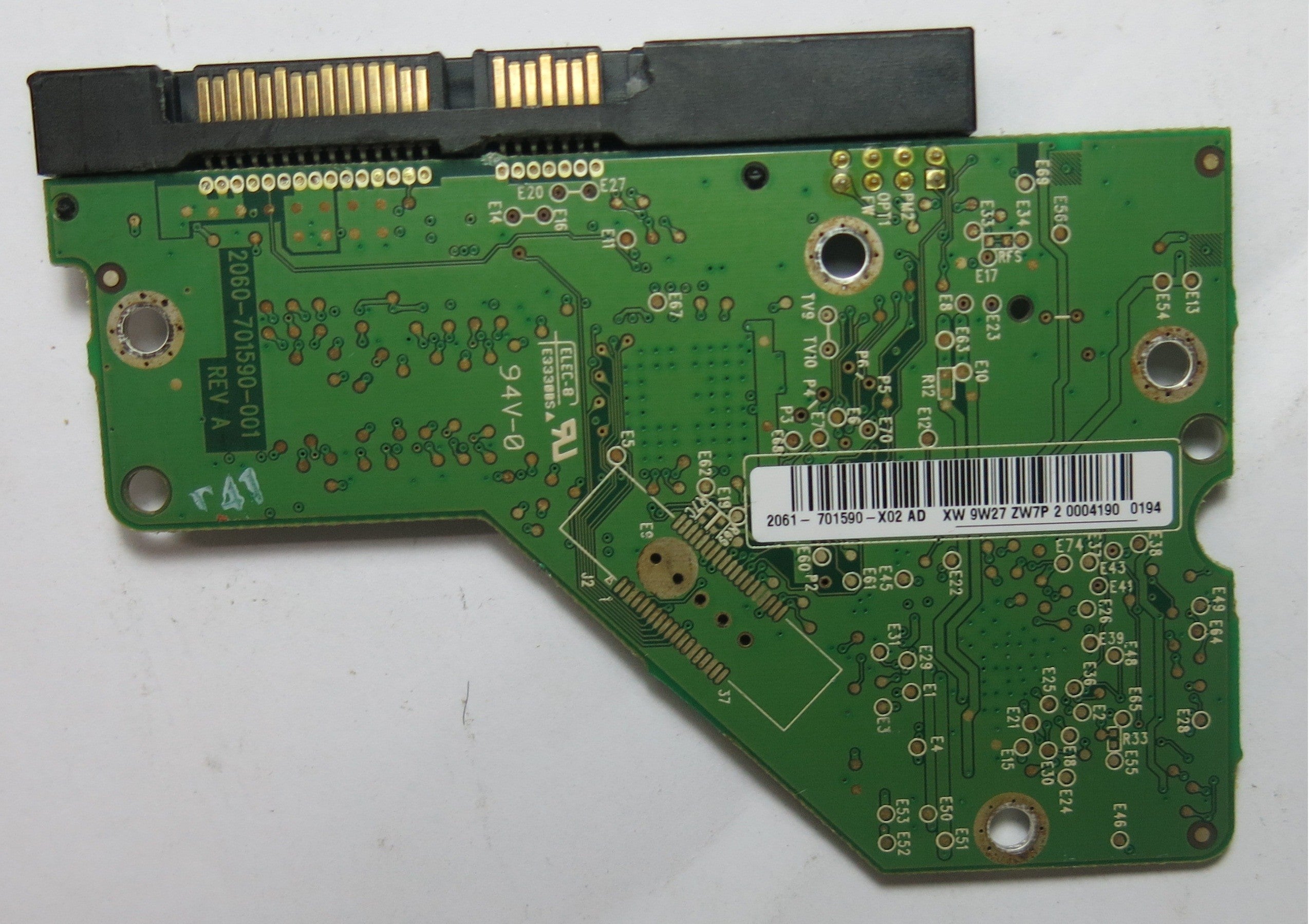 WD800AAJS-75M0A0  2060-701590-001 REV A  PCB