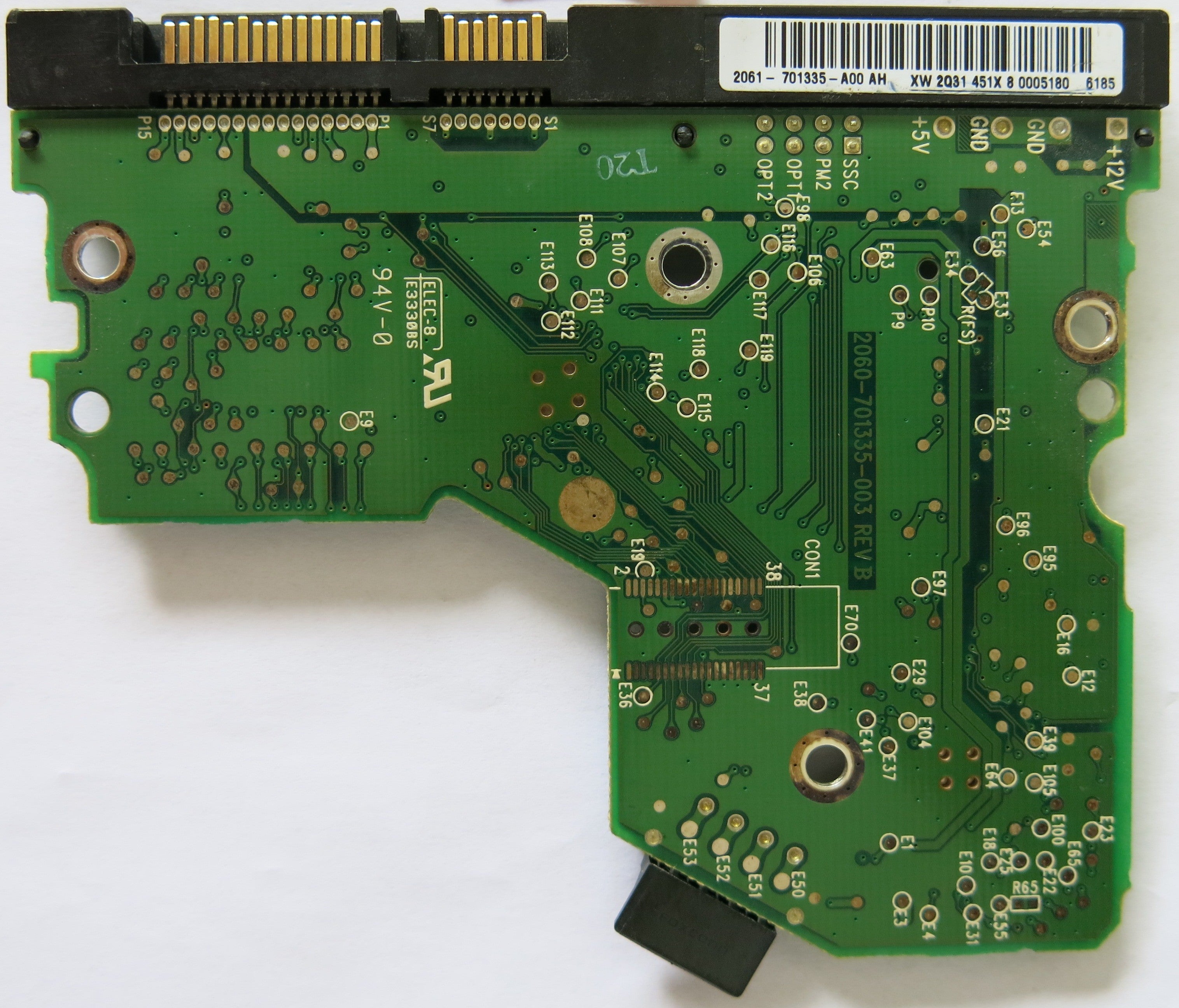 WD800JD-75MSA1 2060-701335-003 REV B PCB