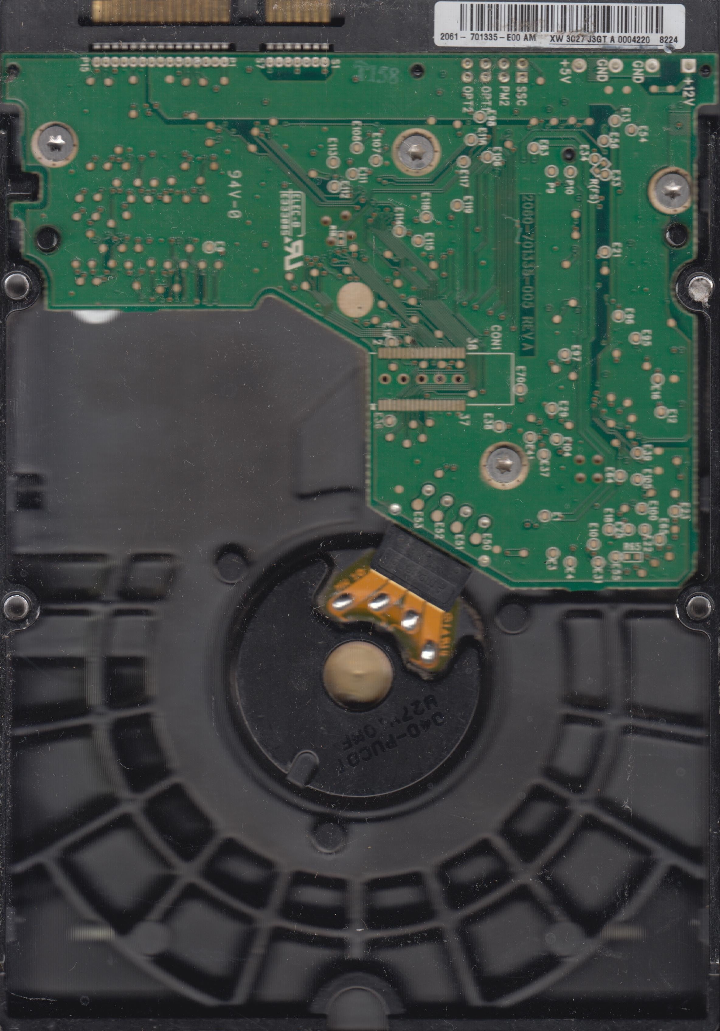 MODEL:WD800JD-75MSA3,  Serial:WMAM9YC15879,  &nbsp;PCB: 2060-701335-005 rev A  80GB 3.5