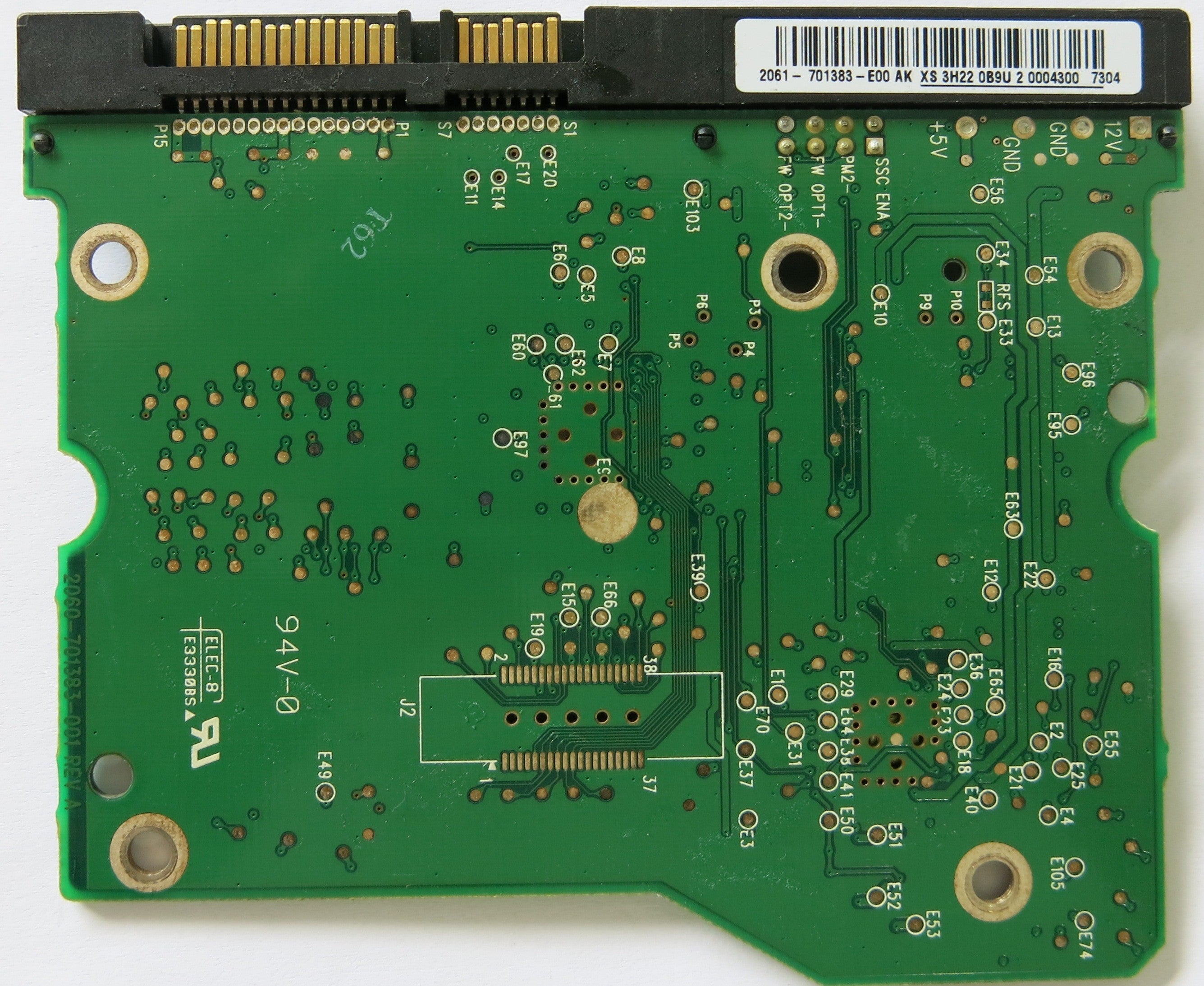 WESTERN DIGITAL 2060-701383-001 REV A PCB