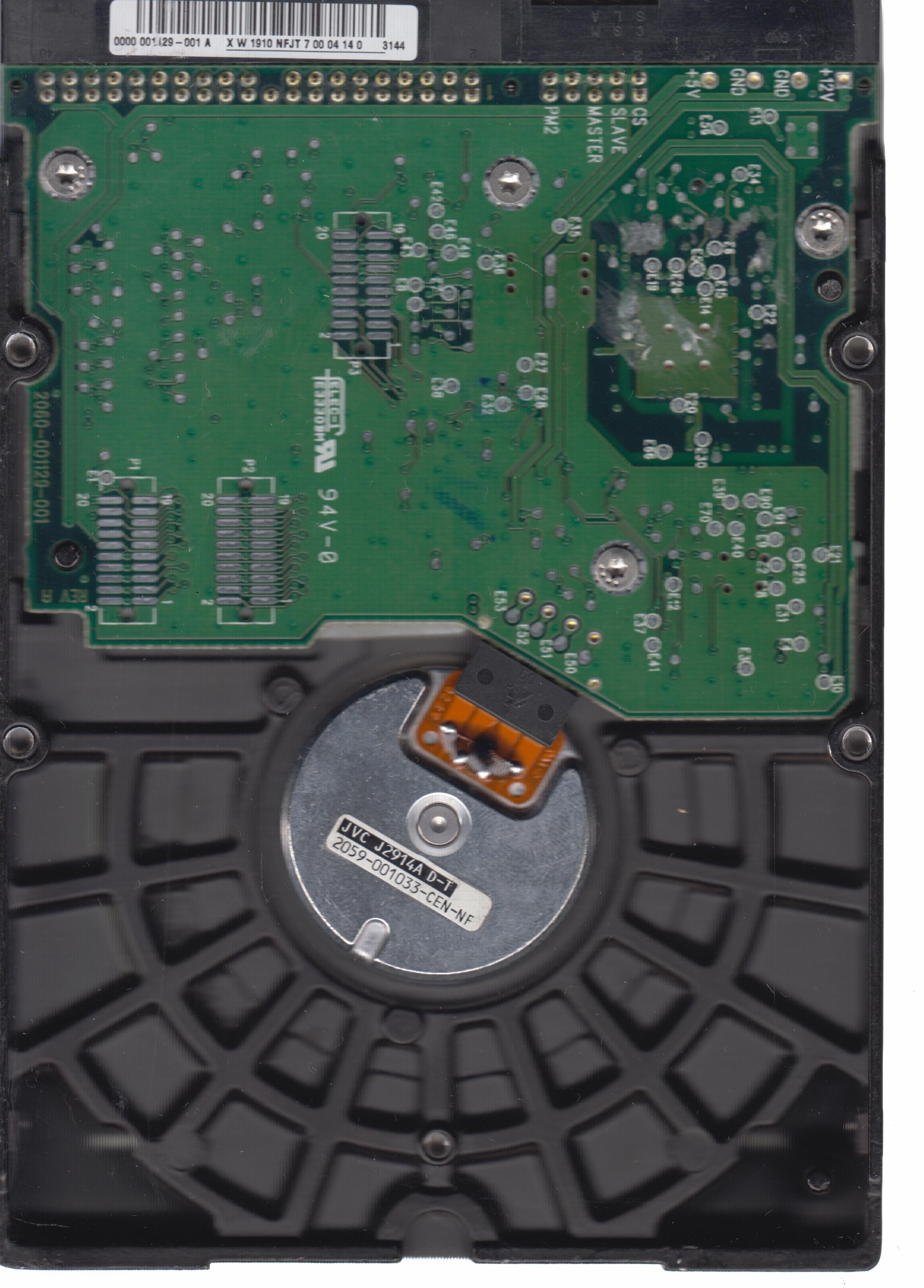 Model: WD400BB-75DEA0,  Serial:WMAD13974560,  40GB 3.5,  PCB: 2060-001129-001,
