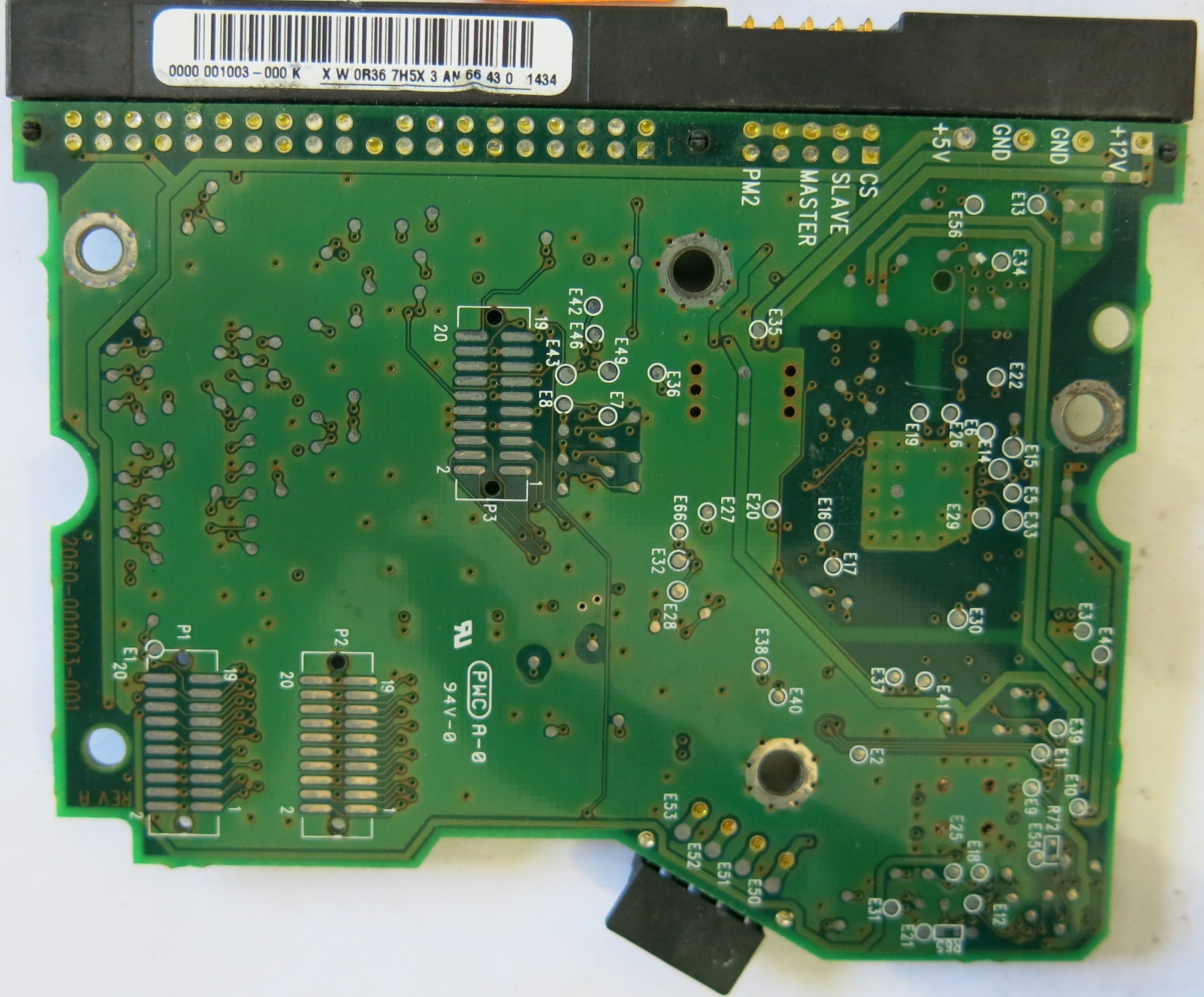 WESTERN DIGITAL HSCAEGHA  2060-001003-001 REV A PCB