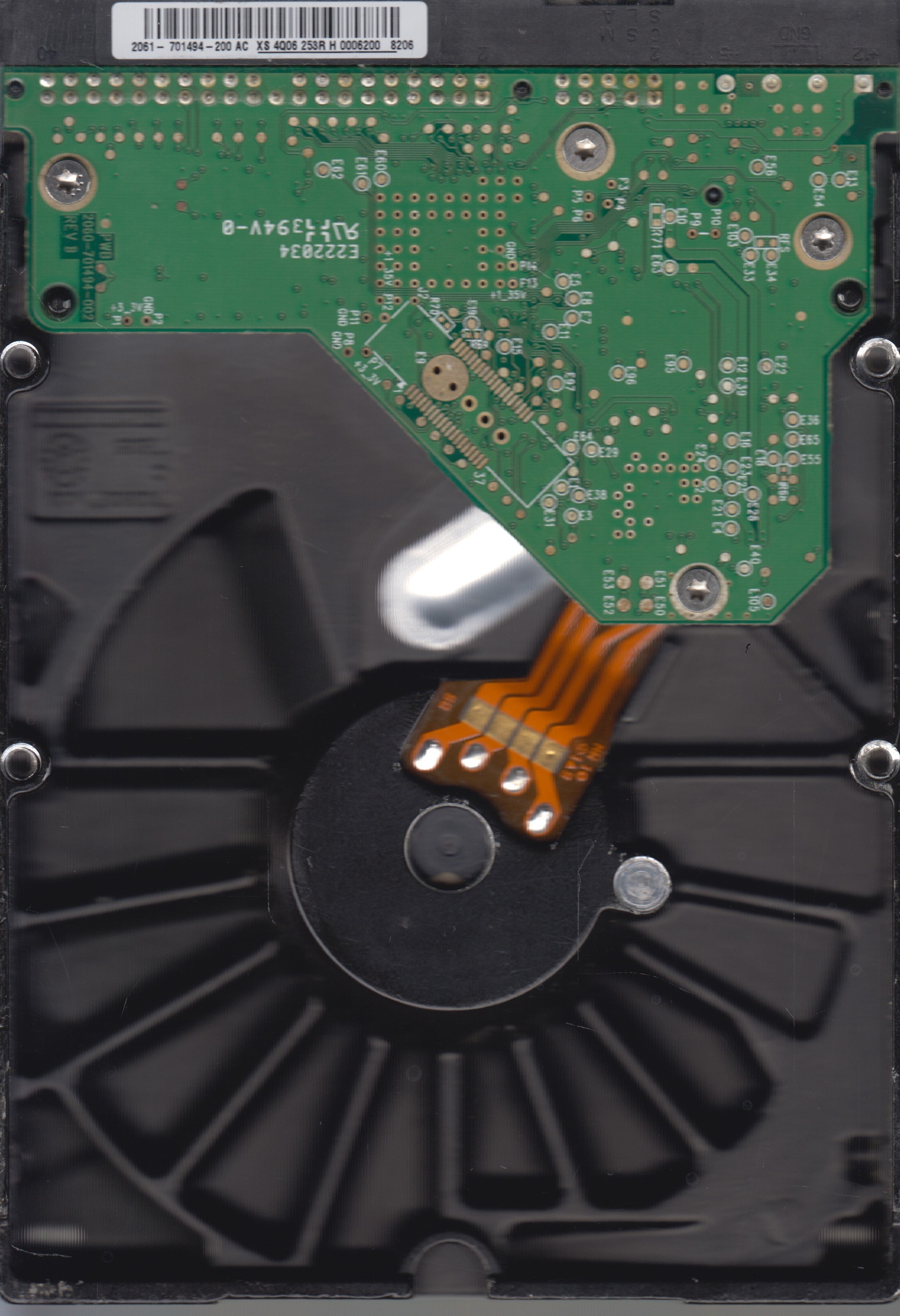 WD1600AABB-56PUA0,Serial:WMAP9A947072,160GB 3.5