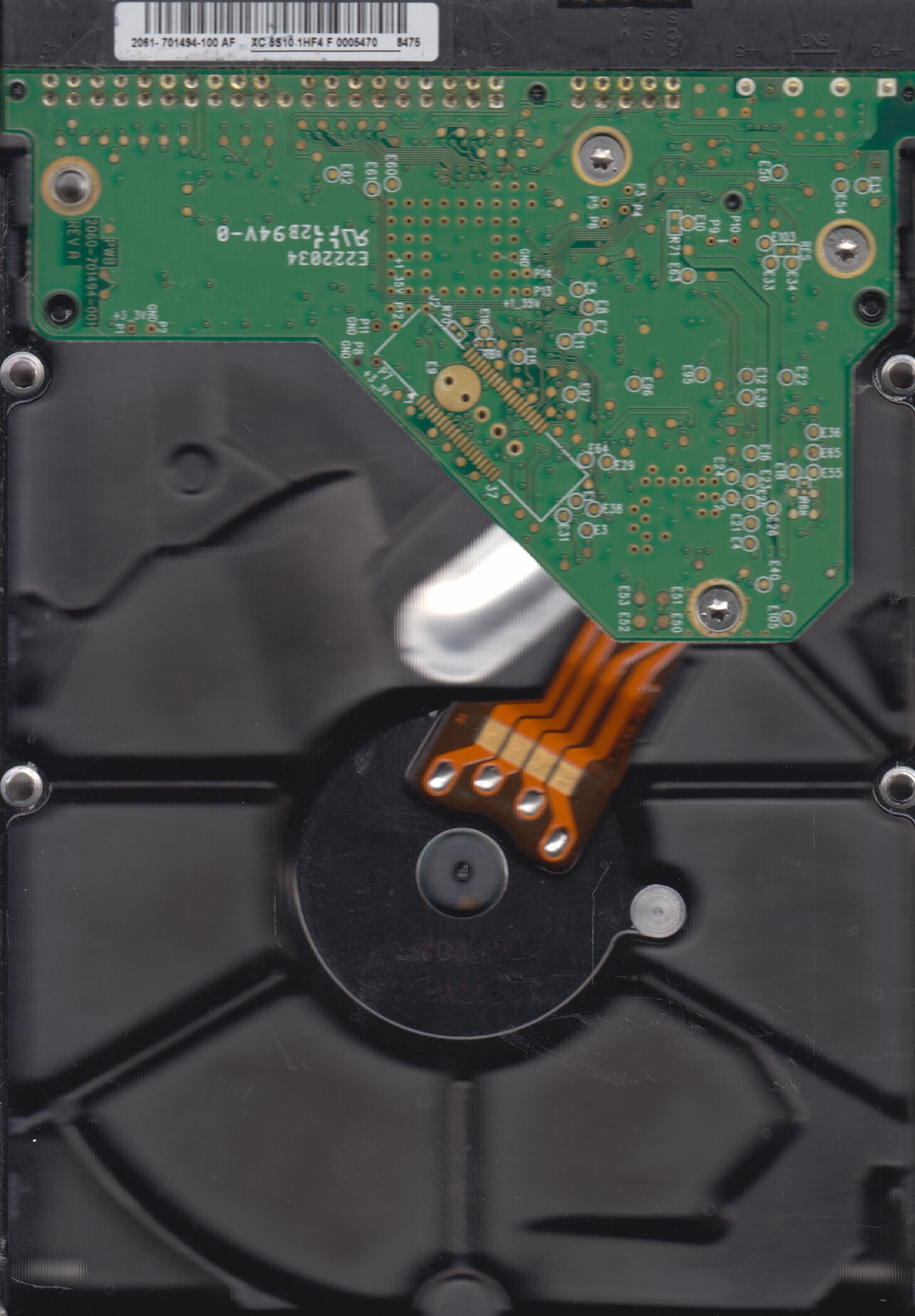 WD1600AAJB-56WRA0, Serial:WCAS29244425, 160GB 3.5
