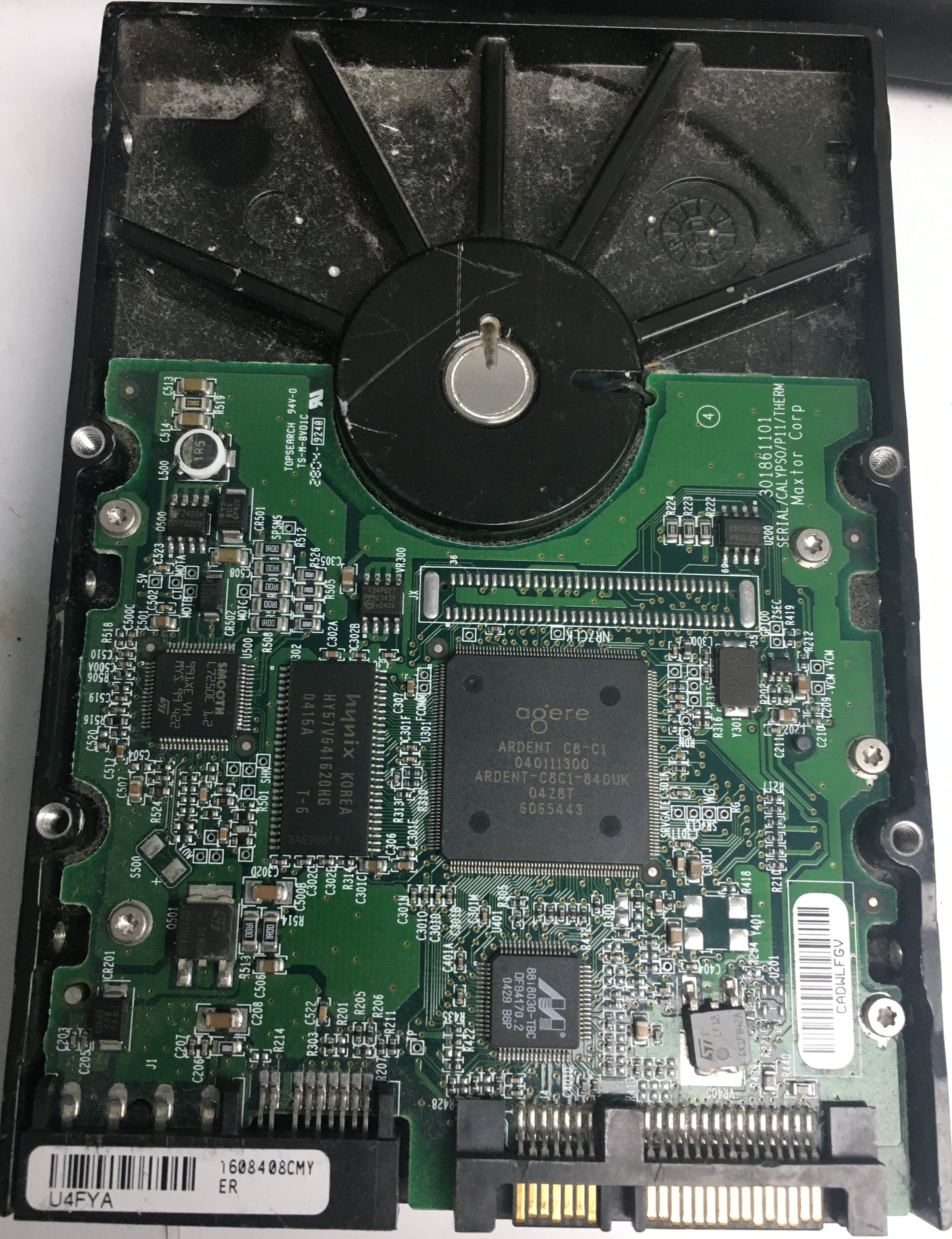6Y120M004661AA,  Serial:Y45PGHXE,  120GB 3.5,  PCB:301861101- REV A