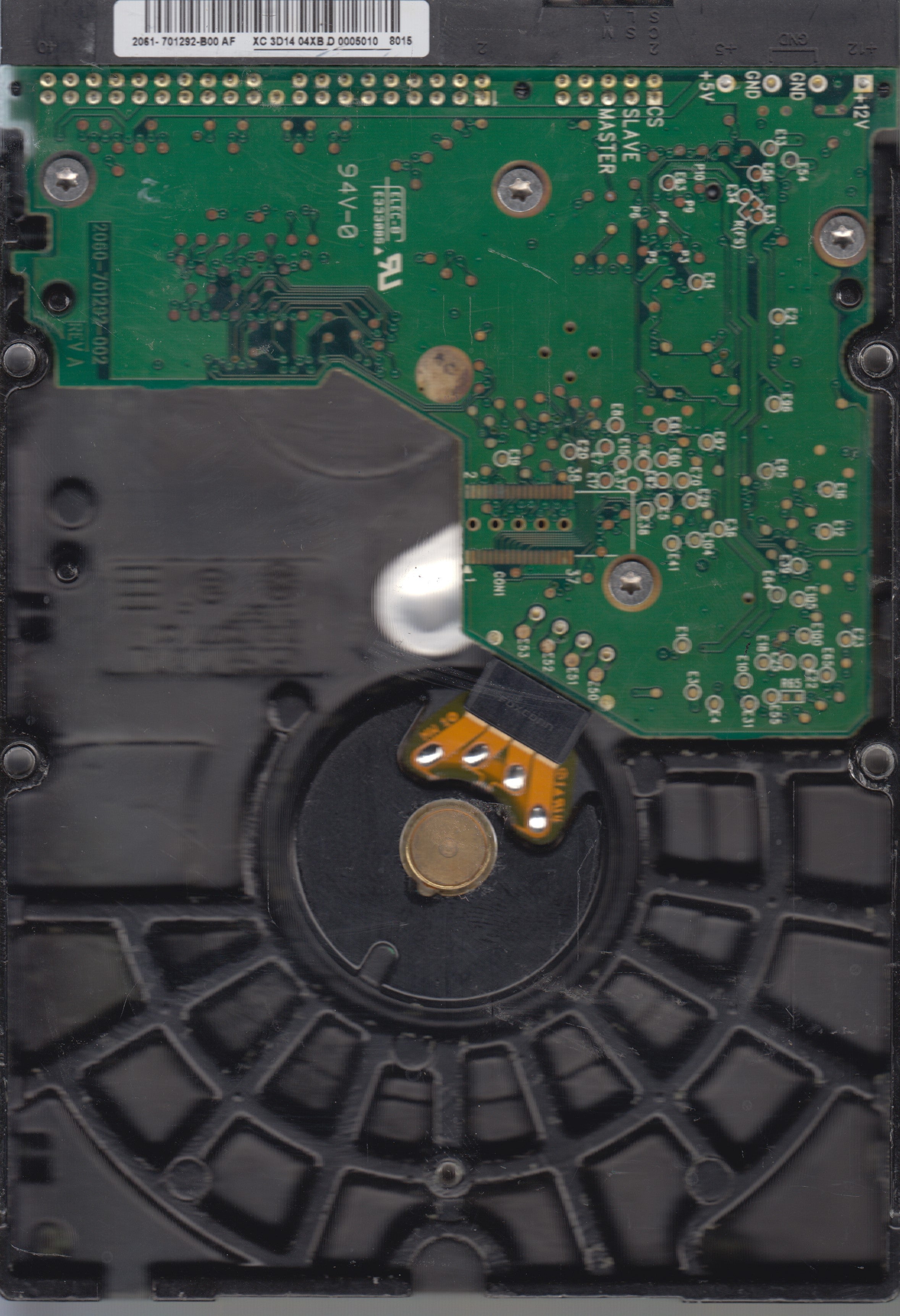 WD1600BB-56RDA0,Serial:WCANMK298562,160GB 3.5