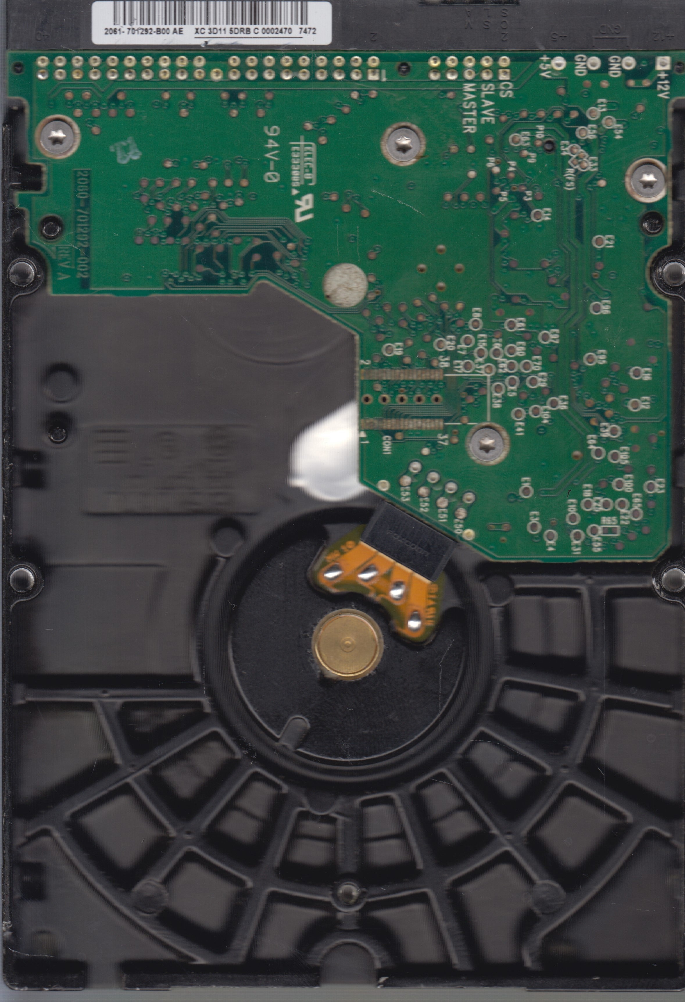 WD1600BB-56RDA0,Serial:WCANMH722758,160GB 3.5