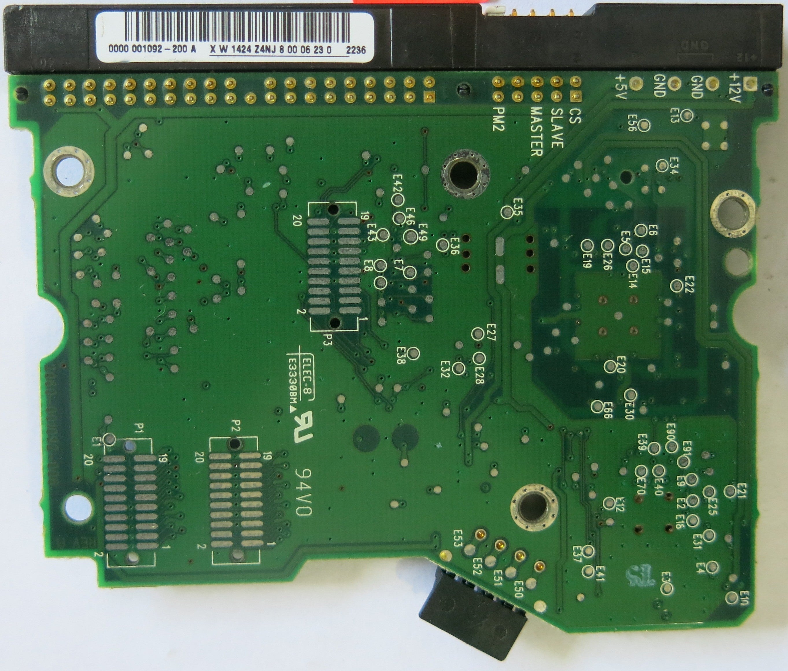 WESTERN DIGITAL  WD200BB-00CVB0 2060-001092-006 REV A PCB