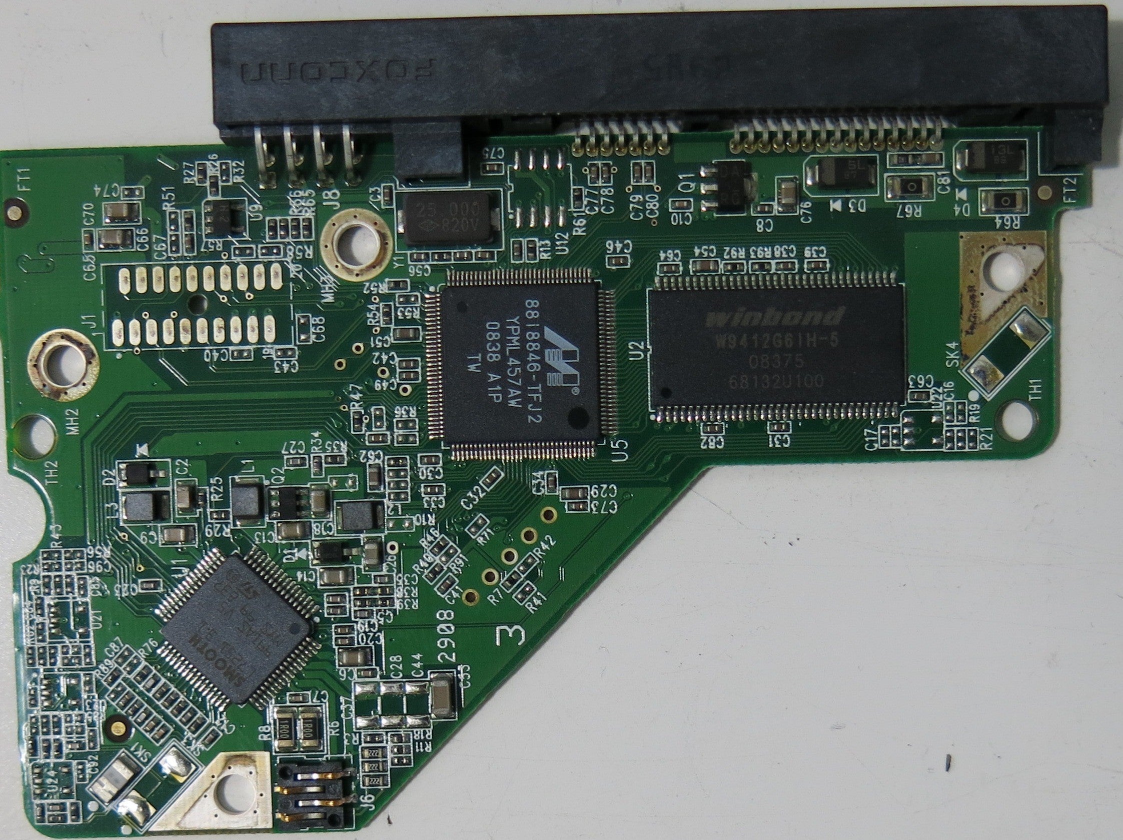 WESTERN DIGITAL WD2500AAJS-75M0A0,  PCB