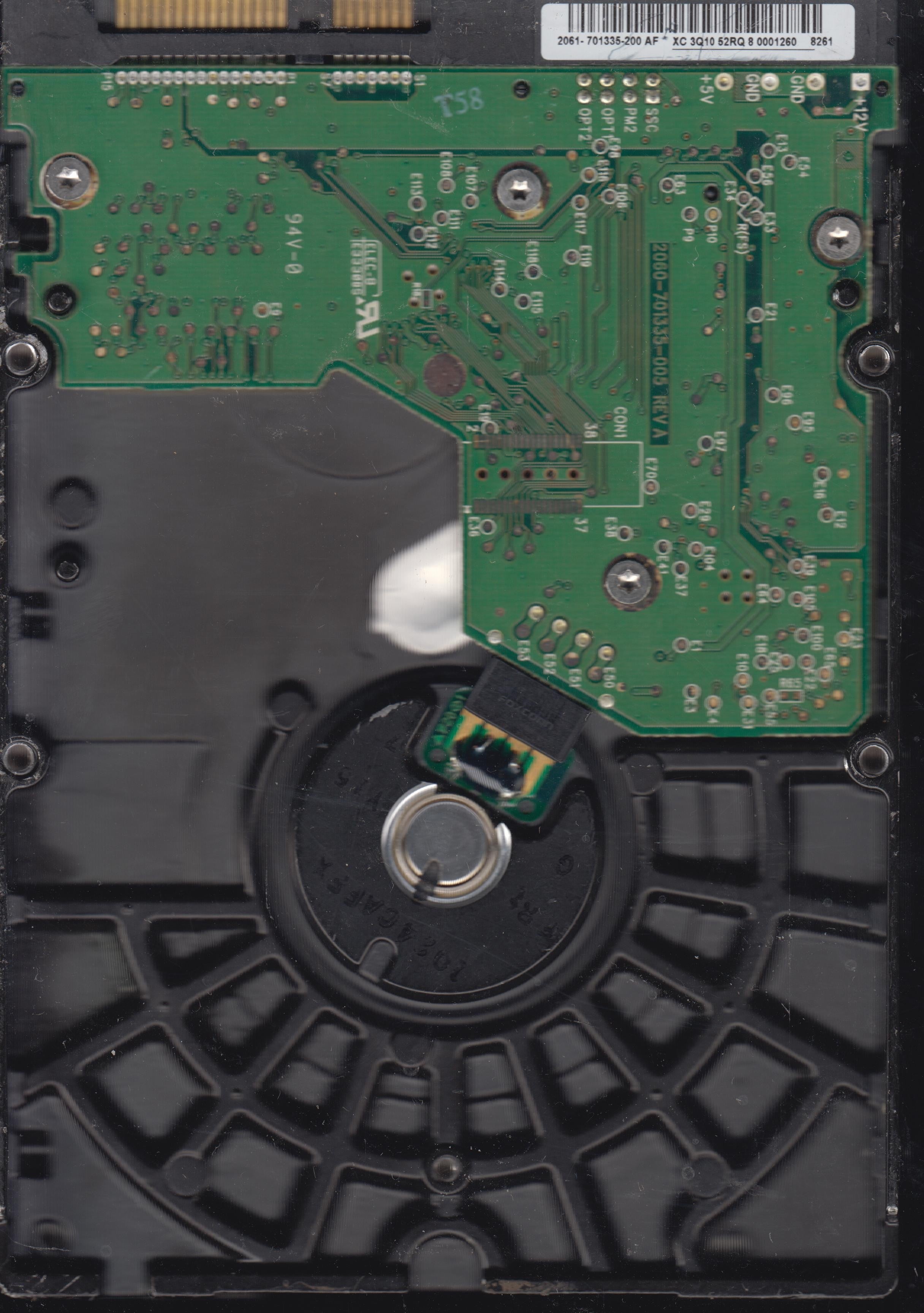 Model: WD2500YS-01SHB1,  Serial: WCANY3843826,  250GB 3.5  PCB 2060-701335-005 REV A