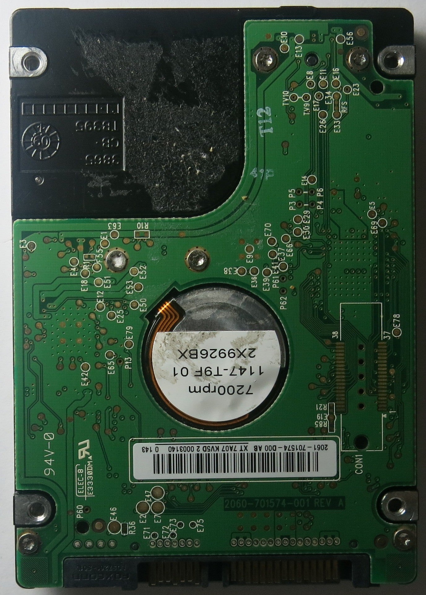 WESTERN DIGITAL WD3200BEKT-60F3T1 DCM HANTJBBB