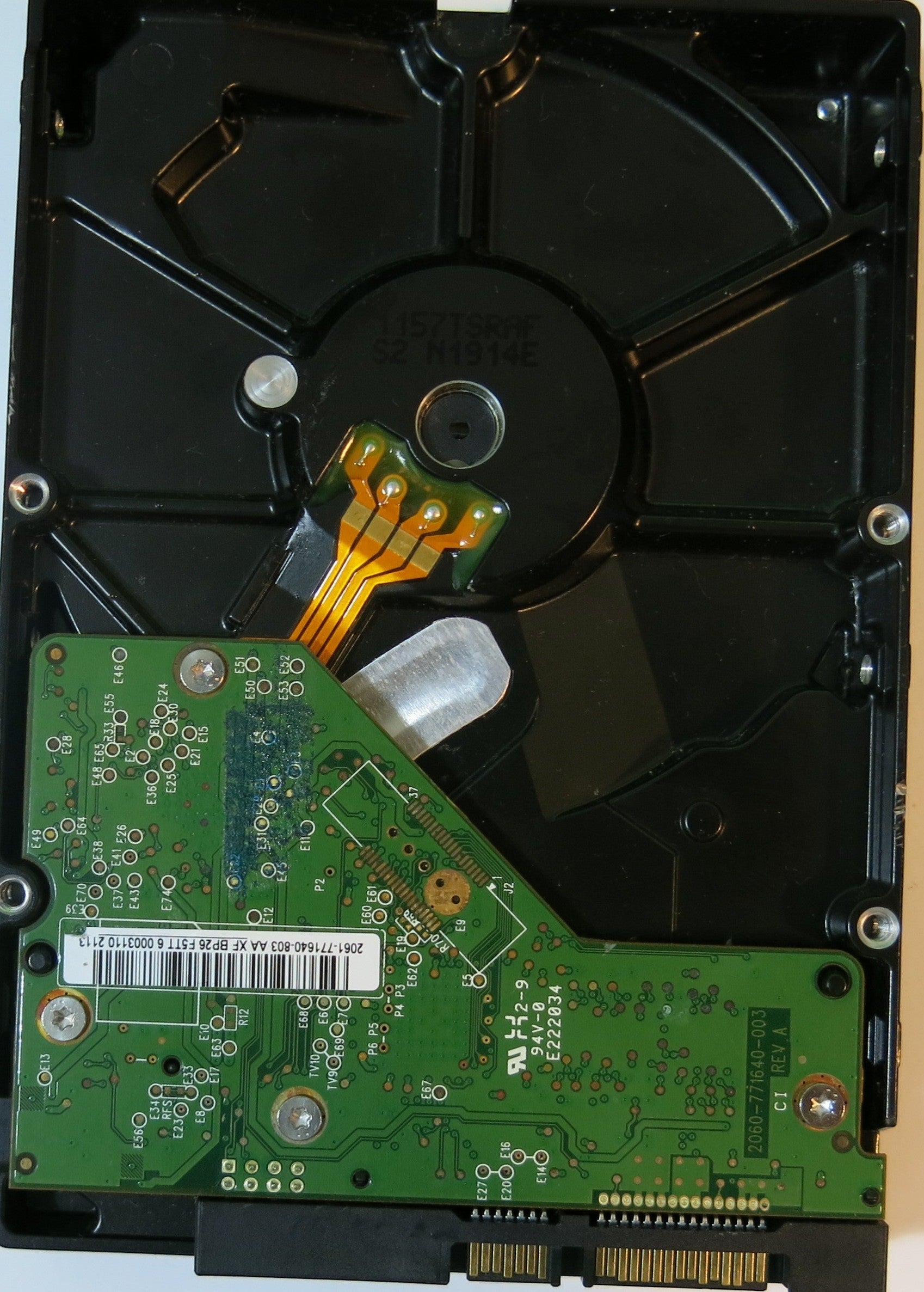 WESTERN DIGITAL WD5000AADS-56S9B1 PCB 2060-771640-003 REV A,  500.GB