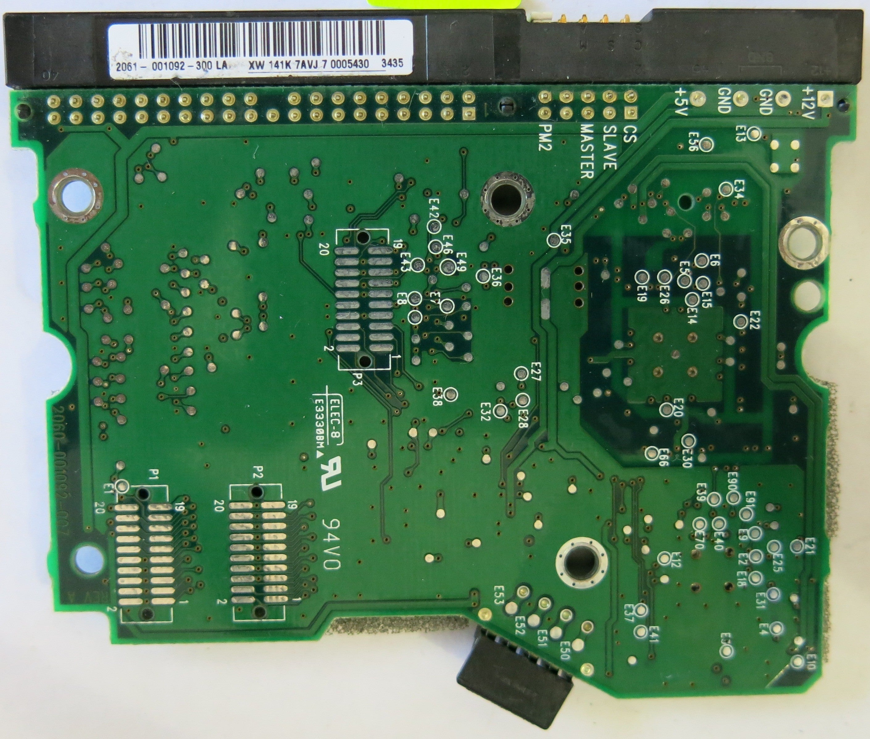 WESTERN DIGITAL  WD600BB-75CAA0  2060-001092-007 REV A PCB