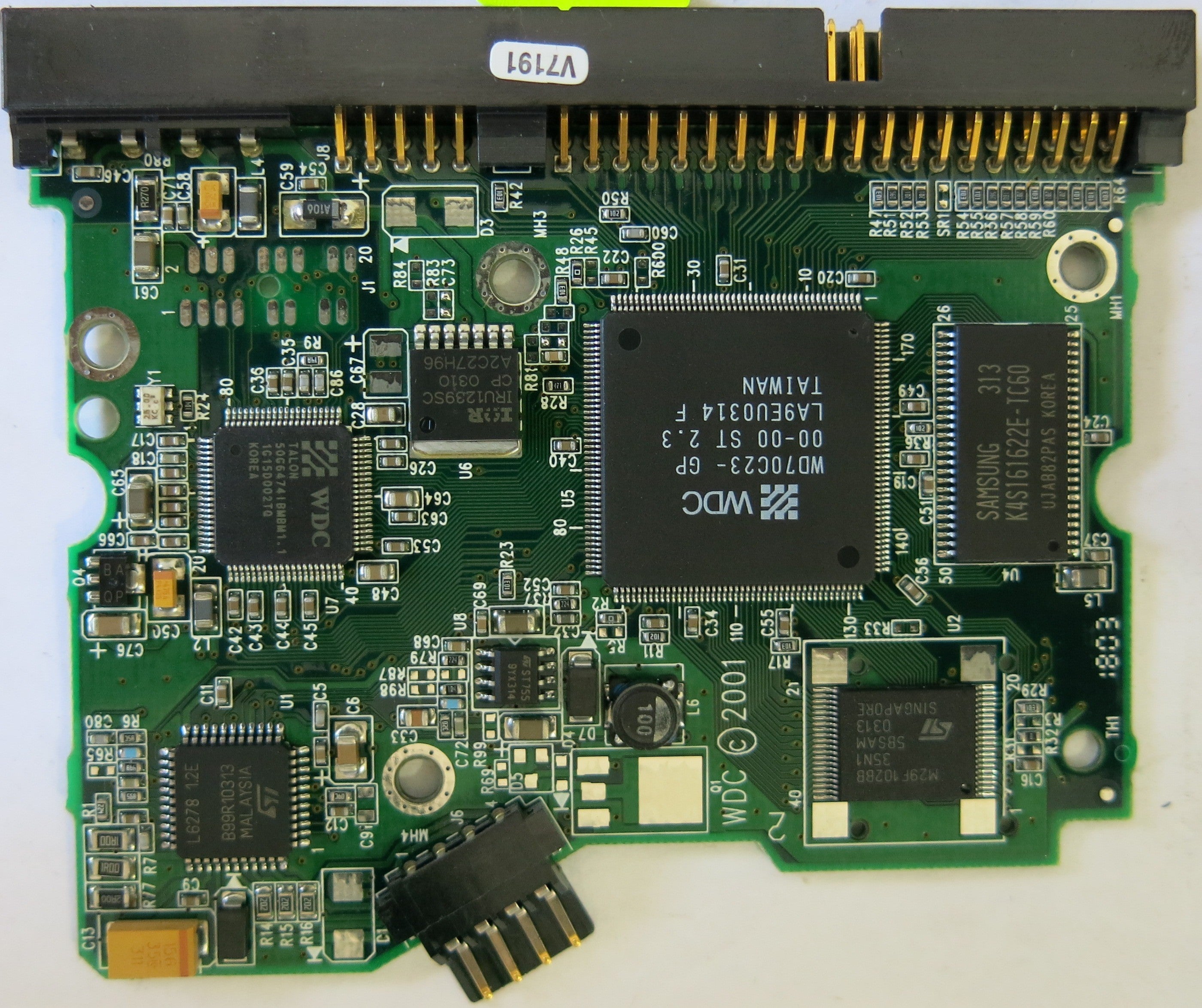 WESTERN DIGITAL  WD600BB-75CAA0  2060-001092-007 REV A PCB