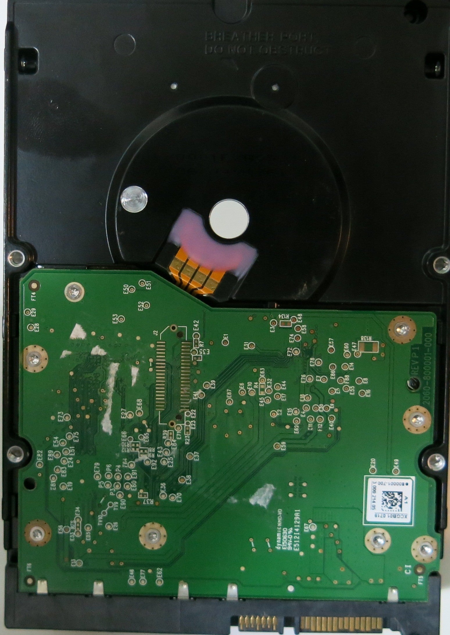 WESTERN DIGITAL WD60EZRX-11MVLB1 PCB 2060-800001-000 REV P1,  6.0TB