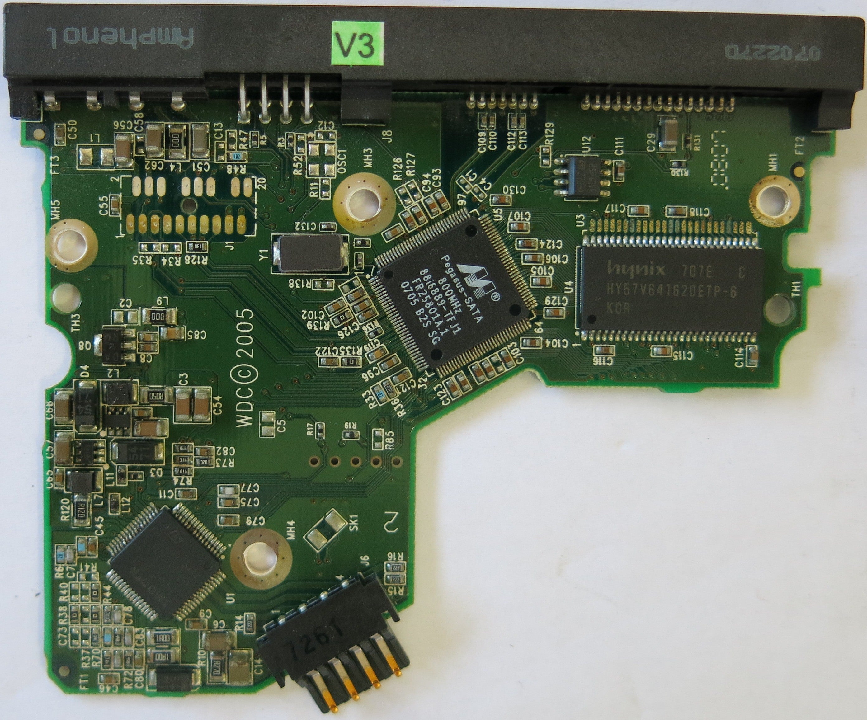 WESTERN DIGITAL  WD800JD-75MSA3 2060-701335-005 REV A PCB