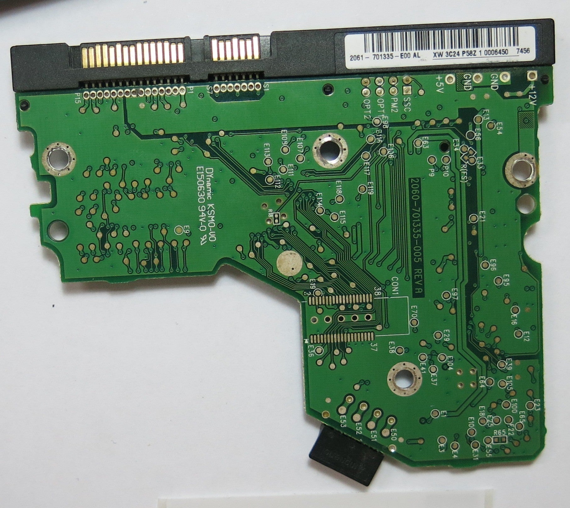 WESTERN DIGITAL WD800JD-75MSA3, DCM 2060-701335-005 REV A,  PCB