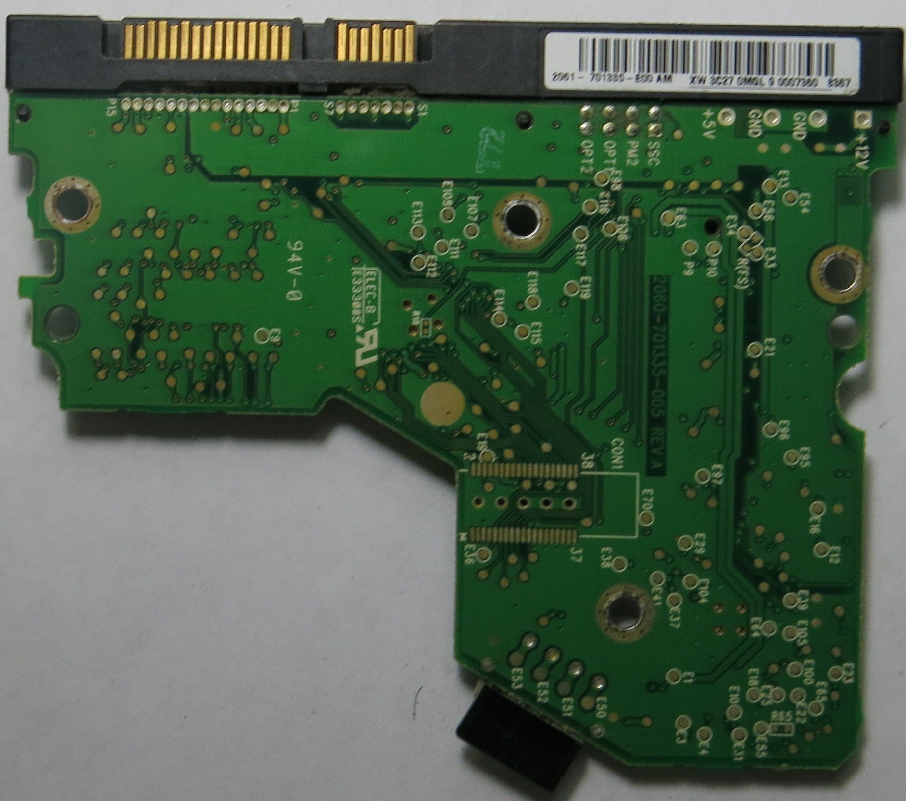 WESTERN DIGITAL WD800JD-75MSA3 DCM HSBANTJCH 2060-701335-005 REV A PCB